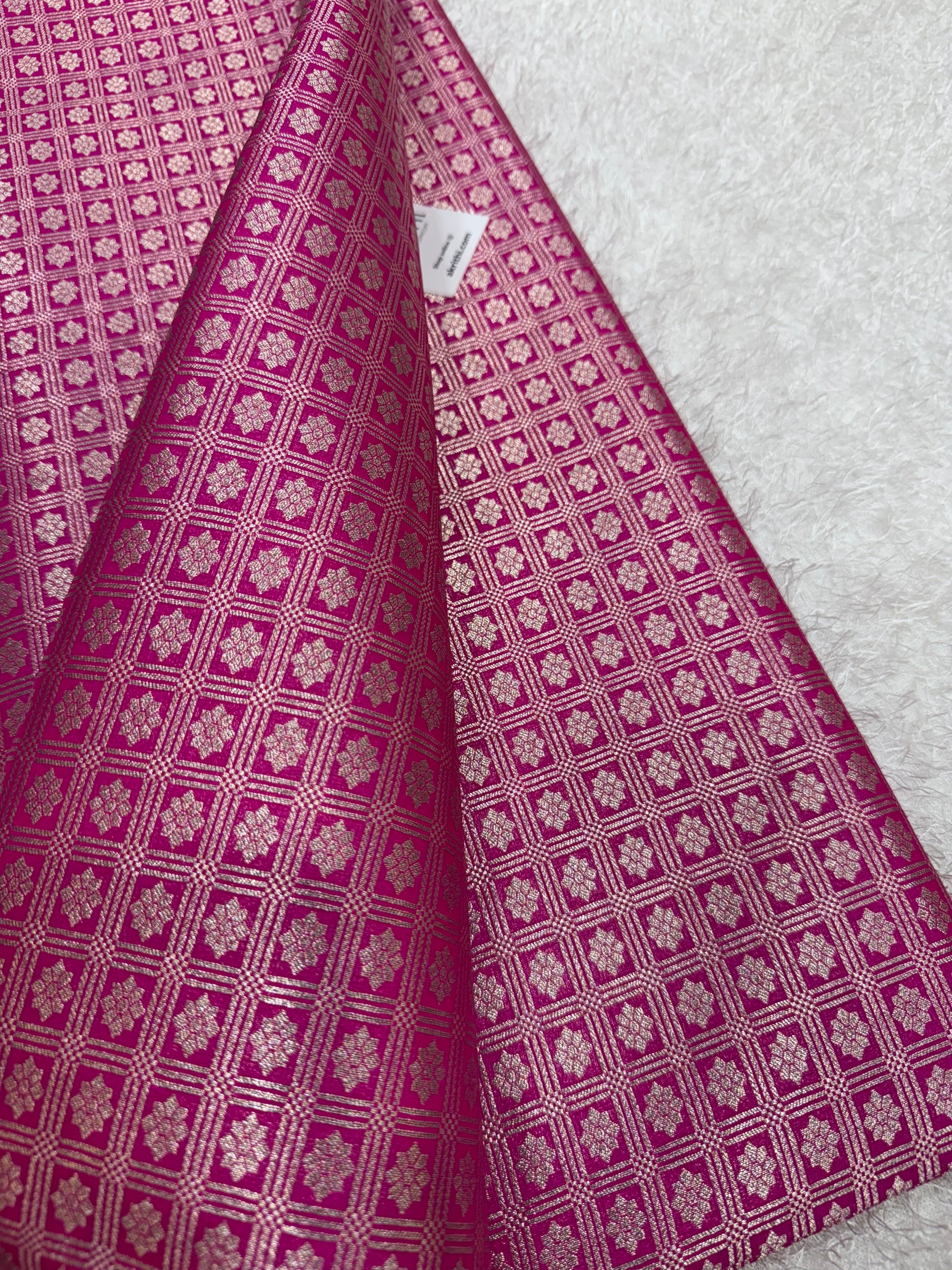 Pure Banarasi brocade fabric