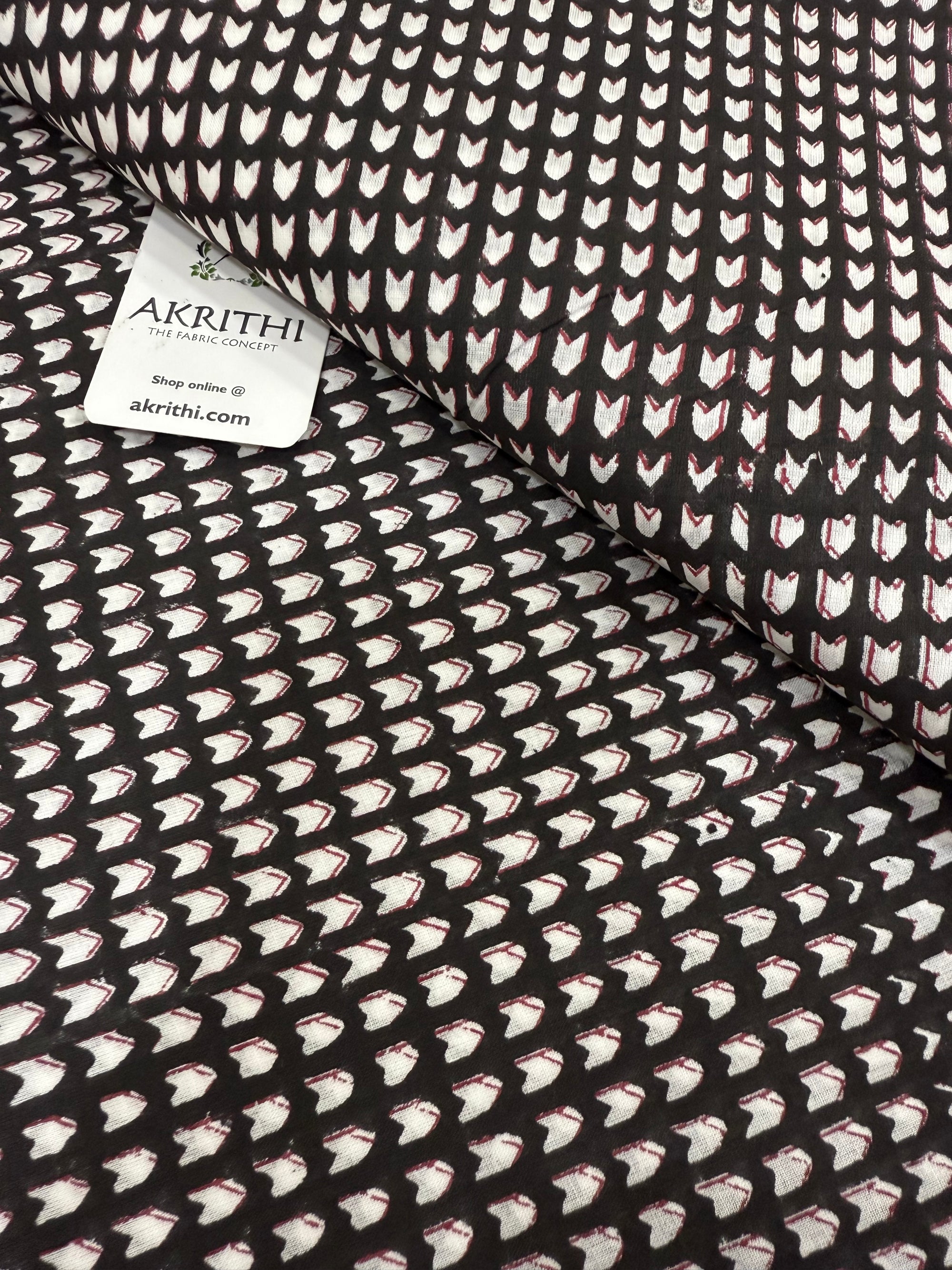 Hand block pure Mul cotton fabric