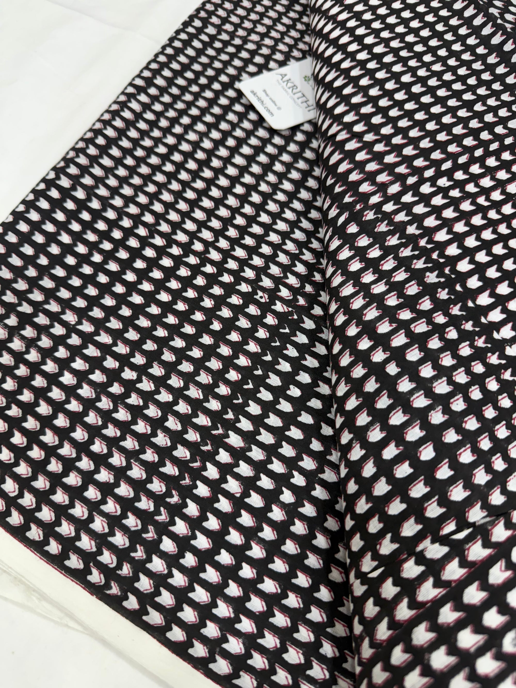 Hand block pure Mul cotton fabric