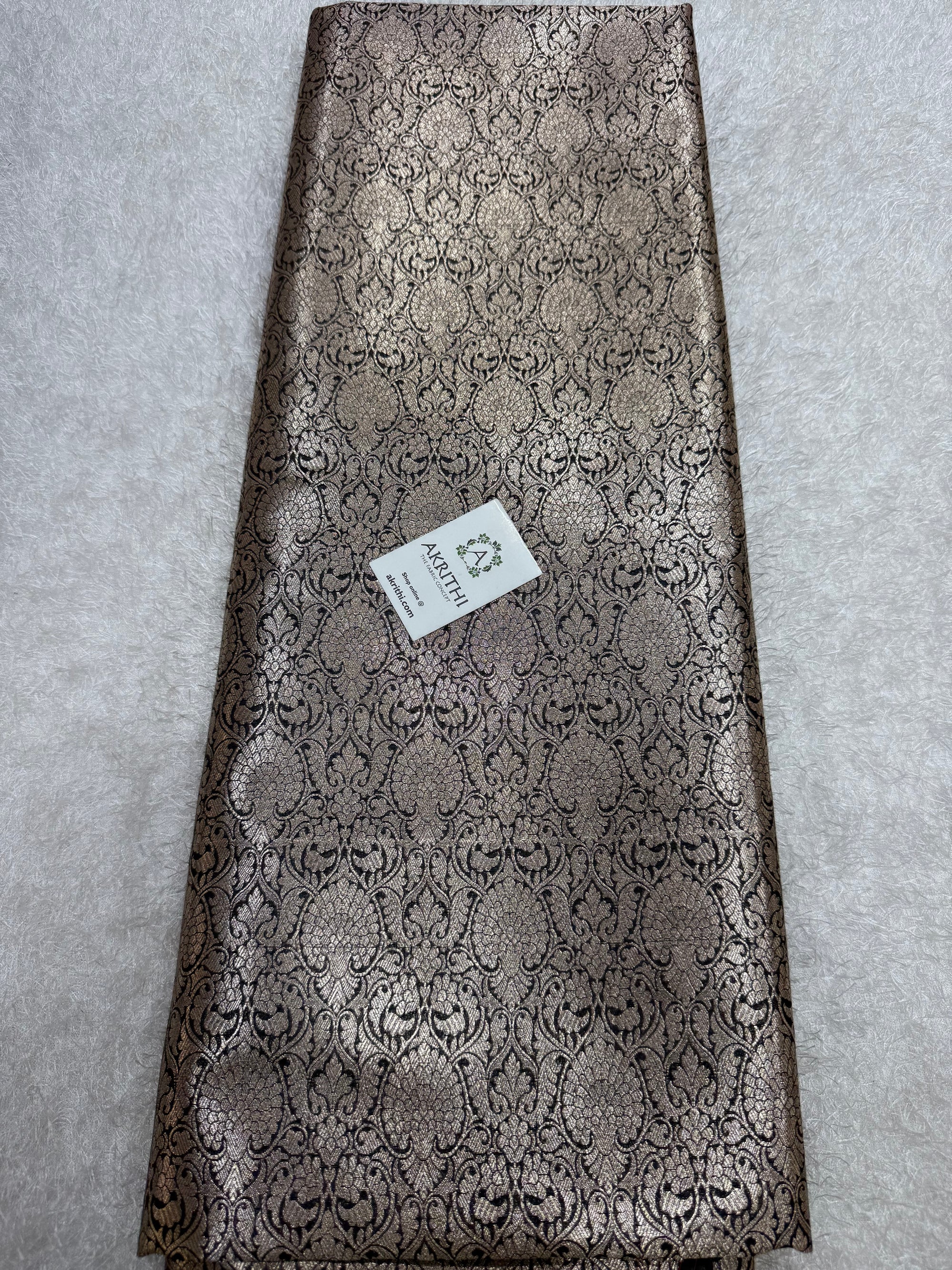 Pure Banarasi brocade fabric