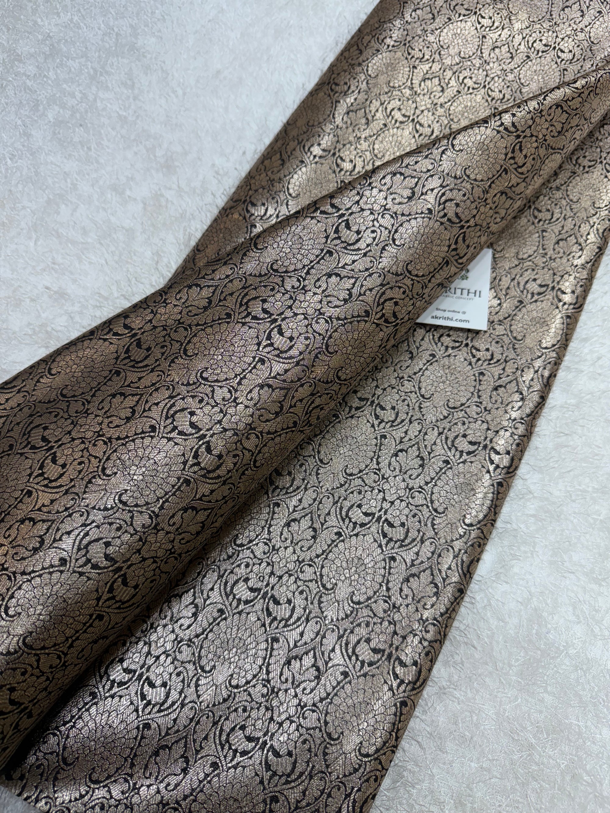 Pure Banarasi brocade fabric