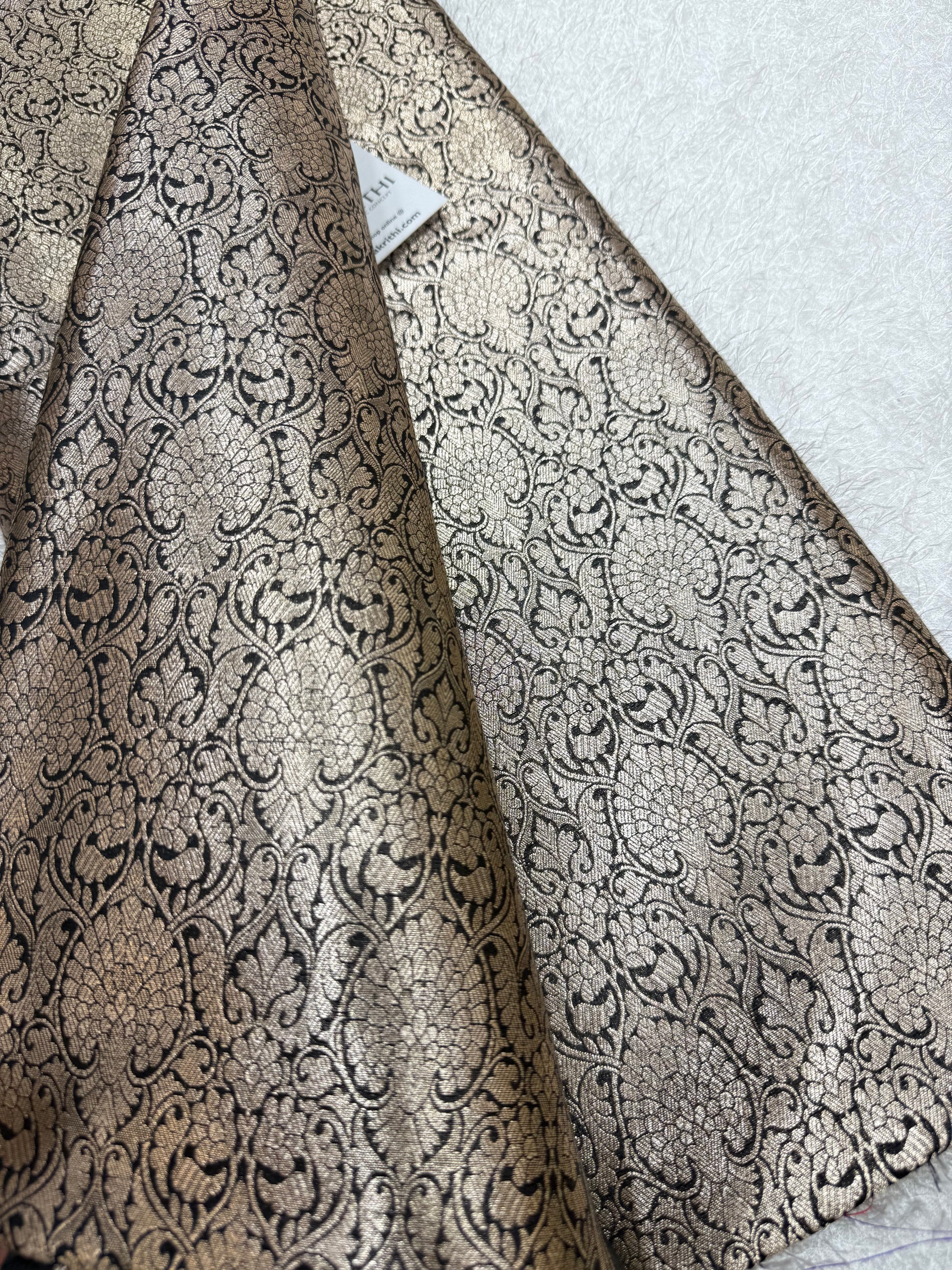 Pure Banarasi brocade fabric