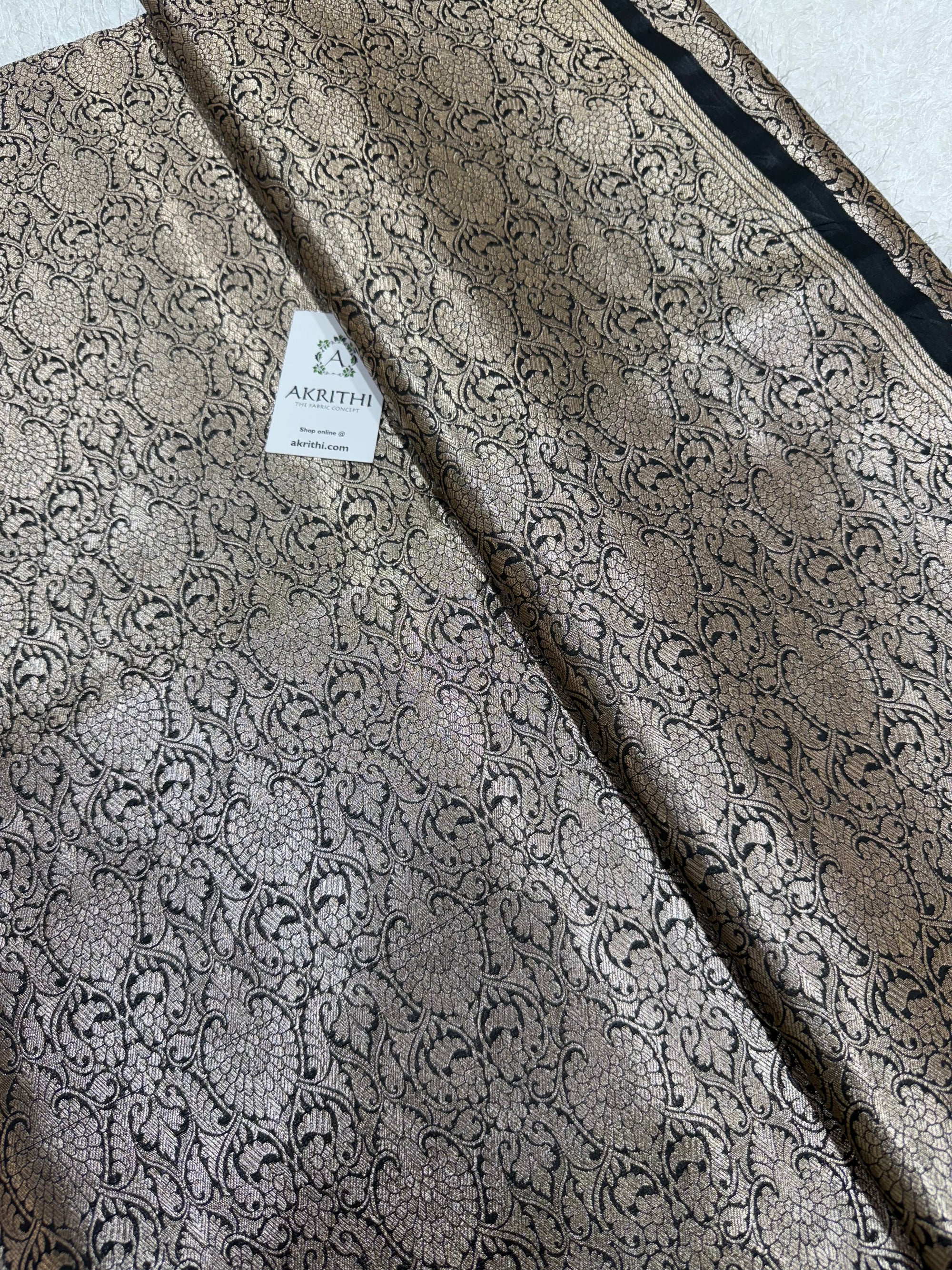 Pure Banarasi brocade fabric