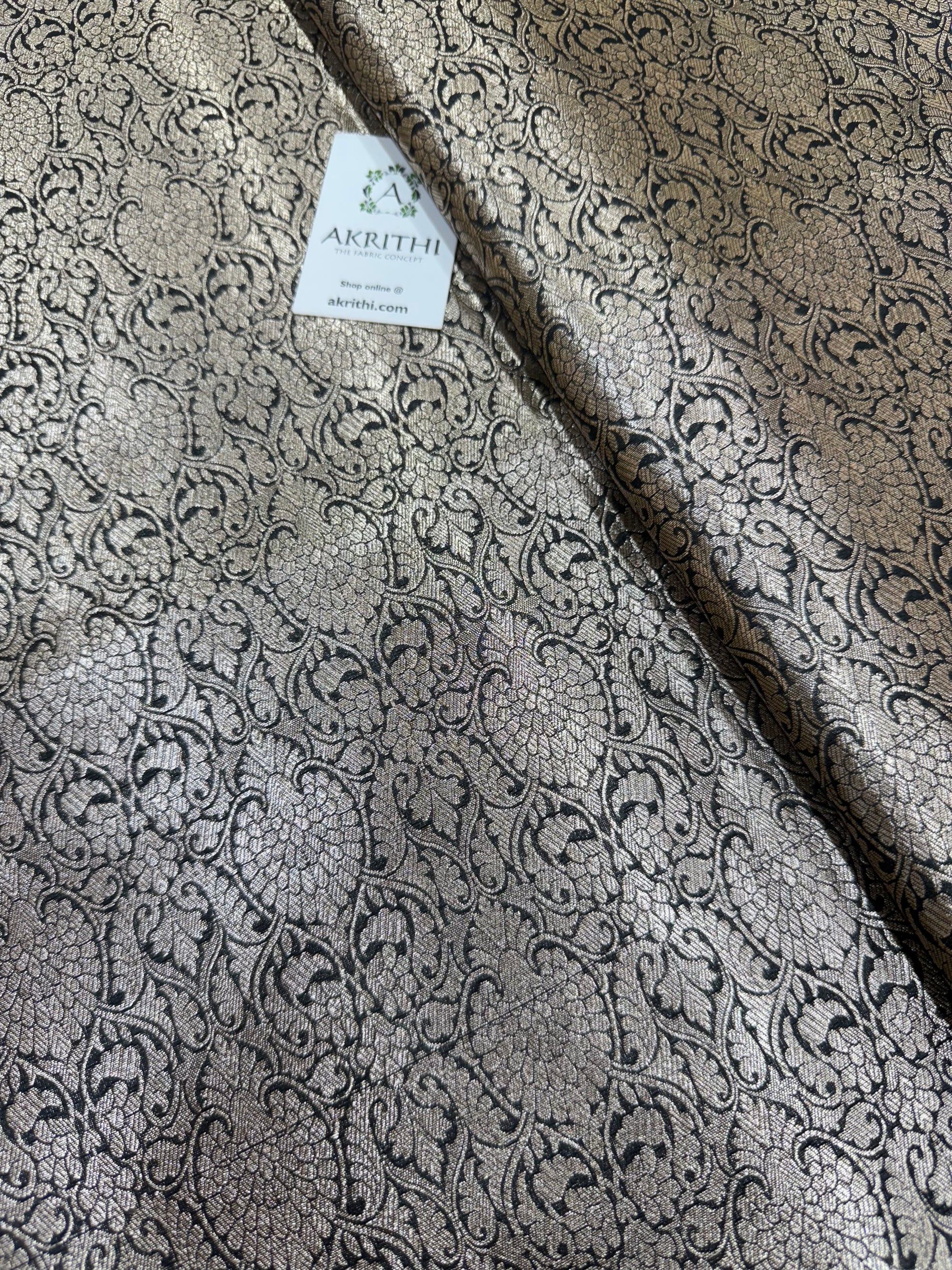 Pure Banarasi brocade fabric