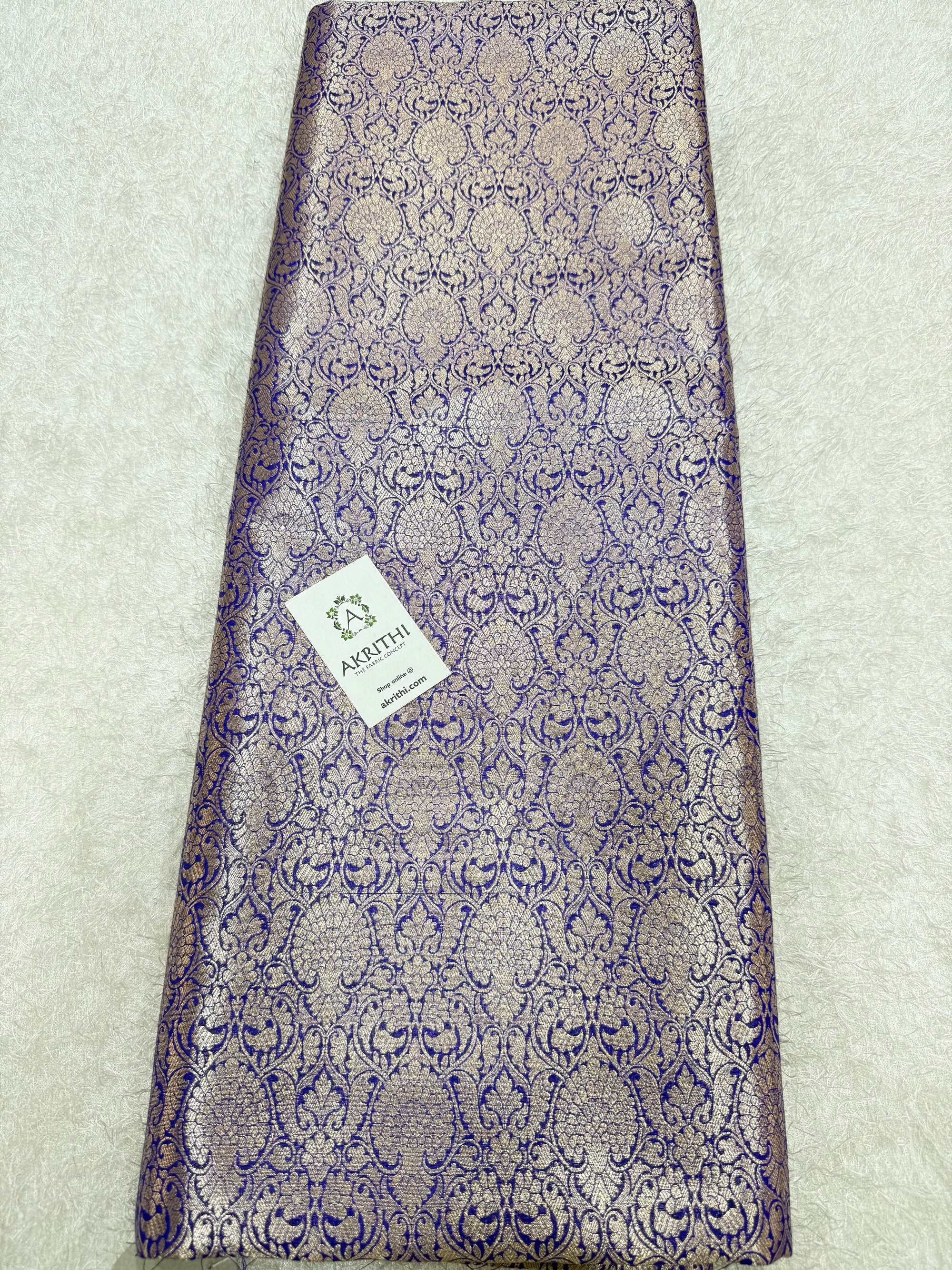 Pure Banarasi brocade fabric