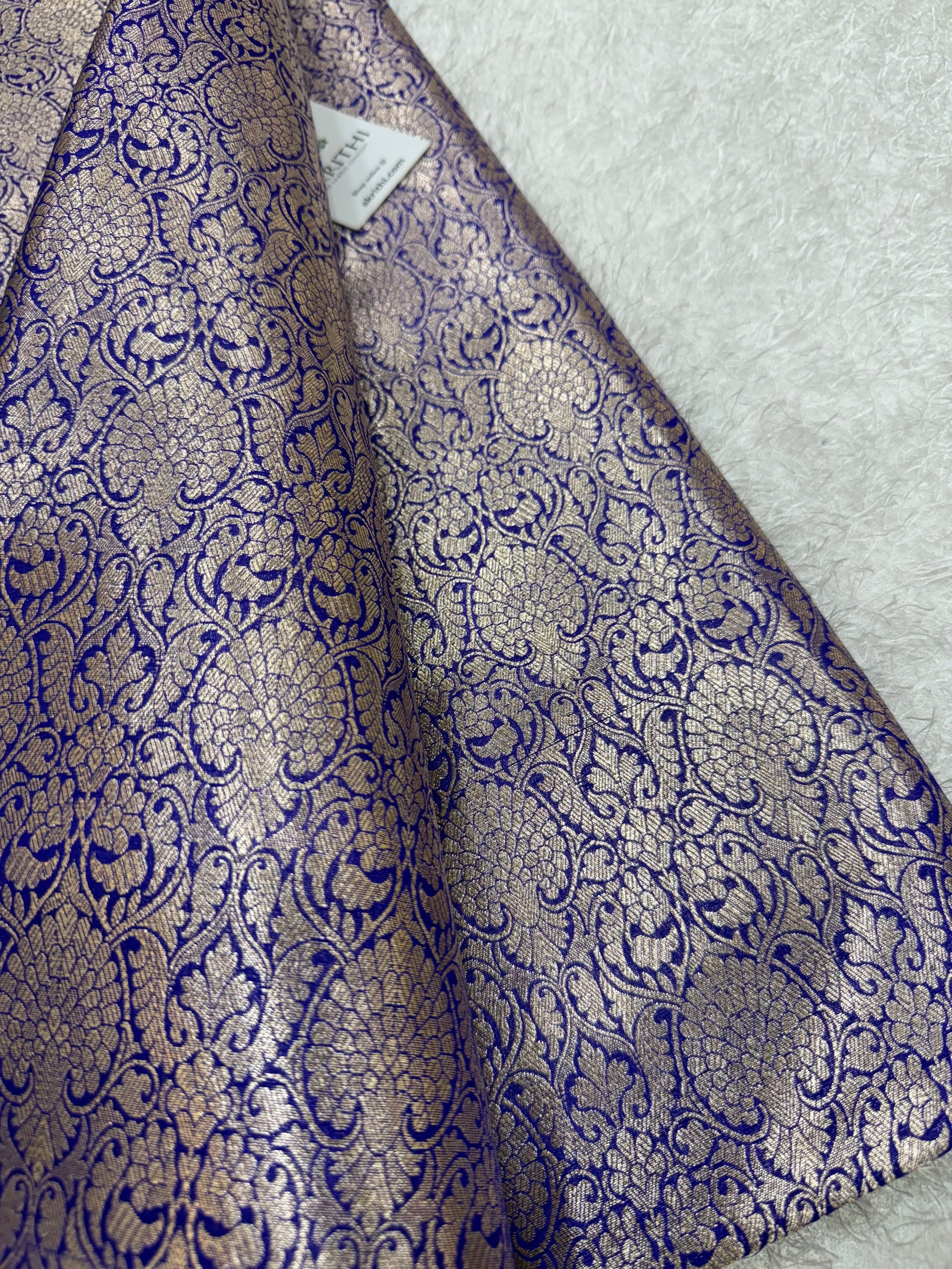Pure Banarasi brocade fabric
