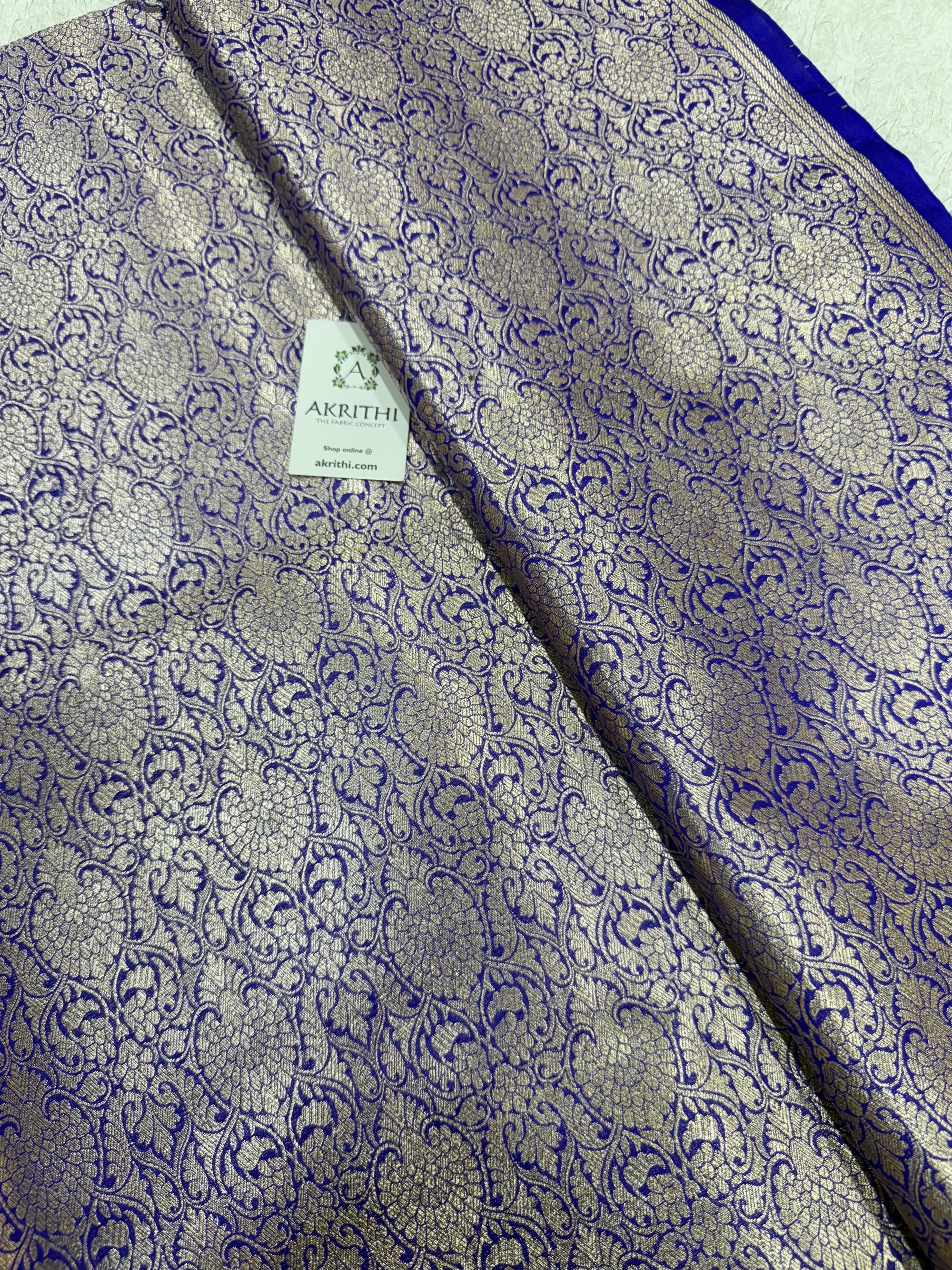 Pure Banarasi brocade fabric