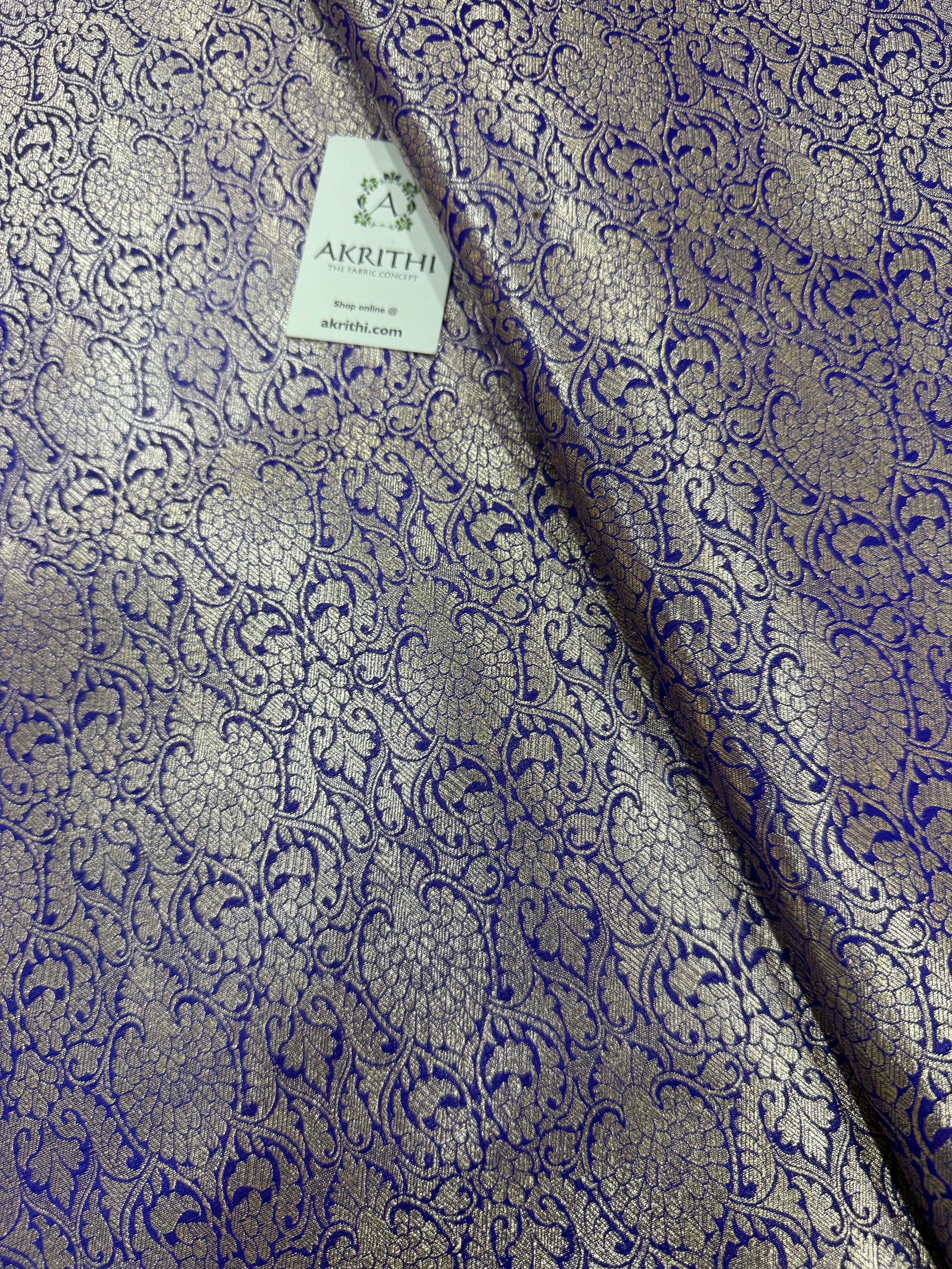 Pure Banarasi brocade fabric