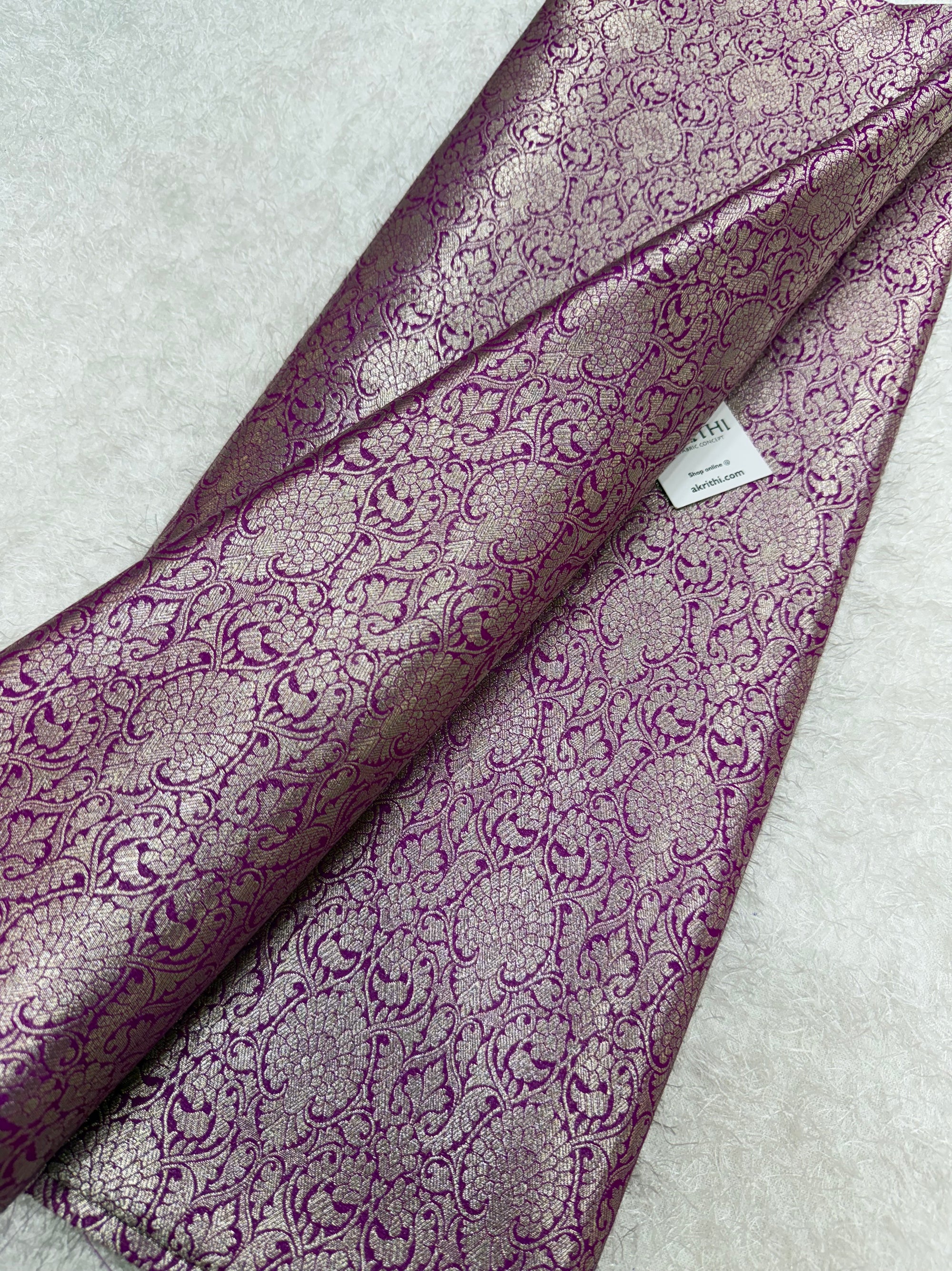 Pure Banarasi brocade fabric