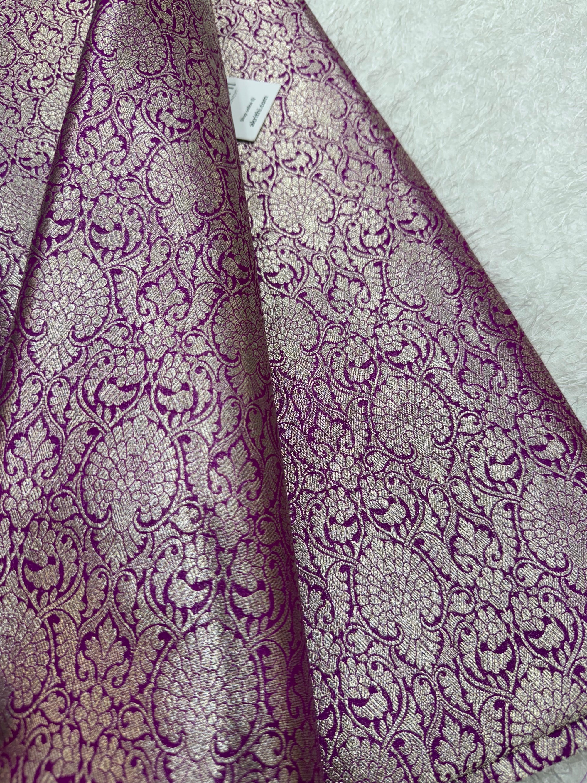 Pure Banarasi brocade fabric