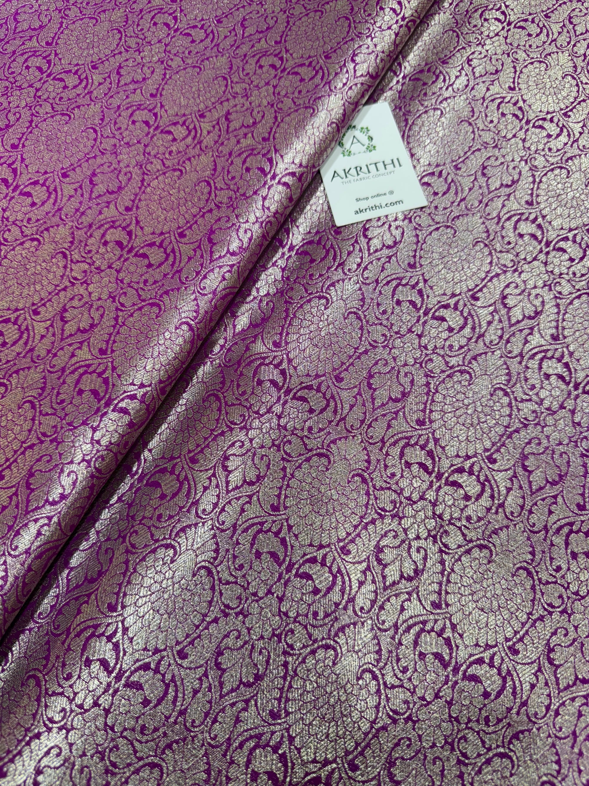 Pure Banarasi brocade fabric