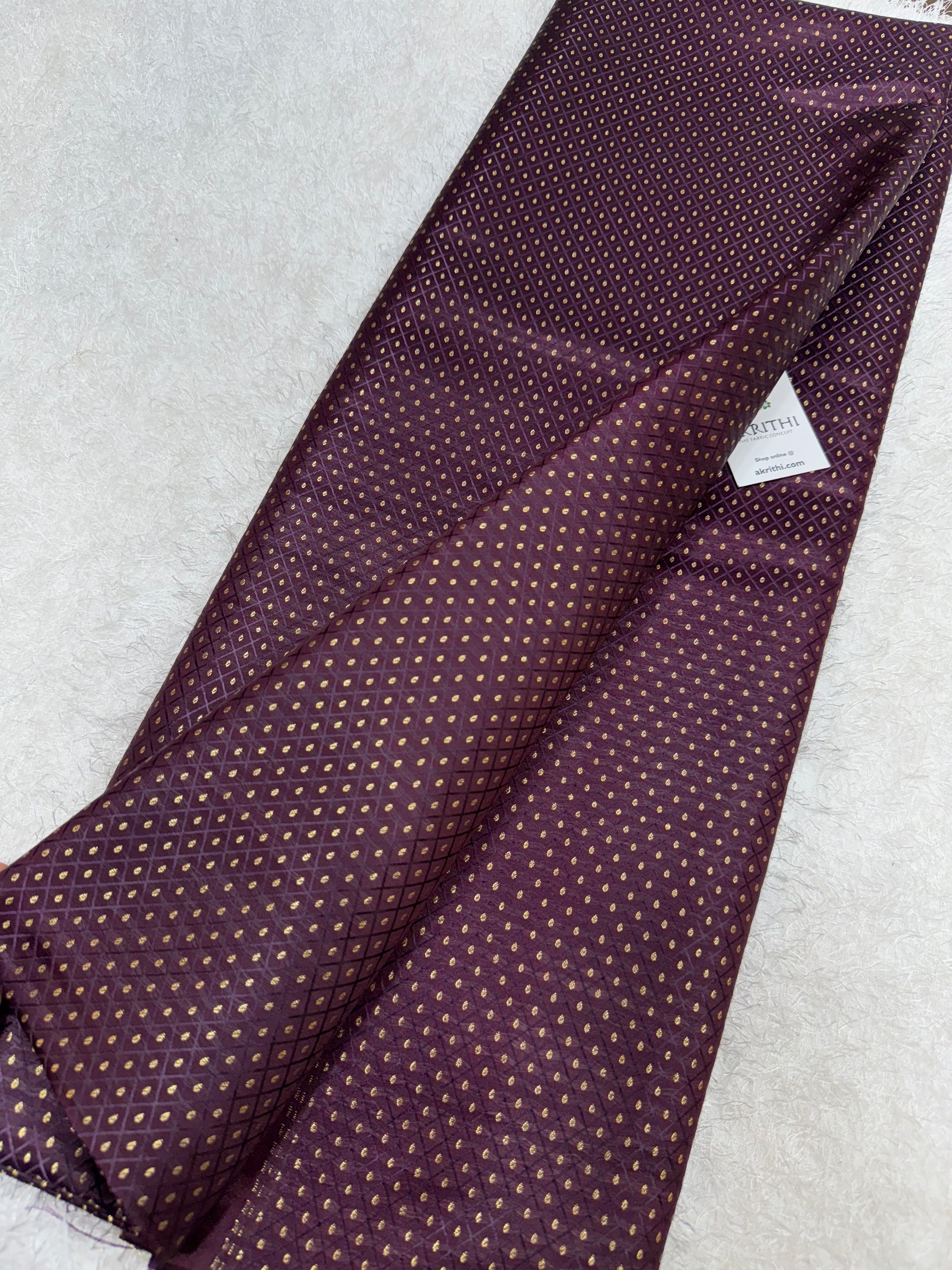 Pure Banarasi brocade fabric