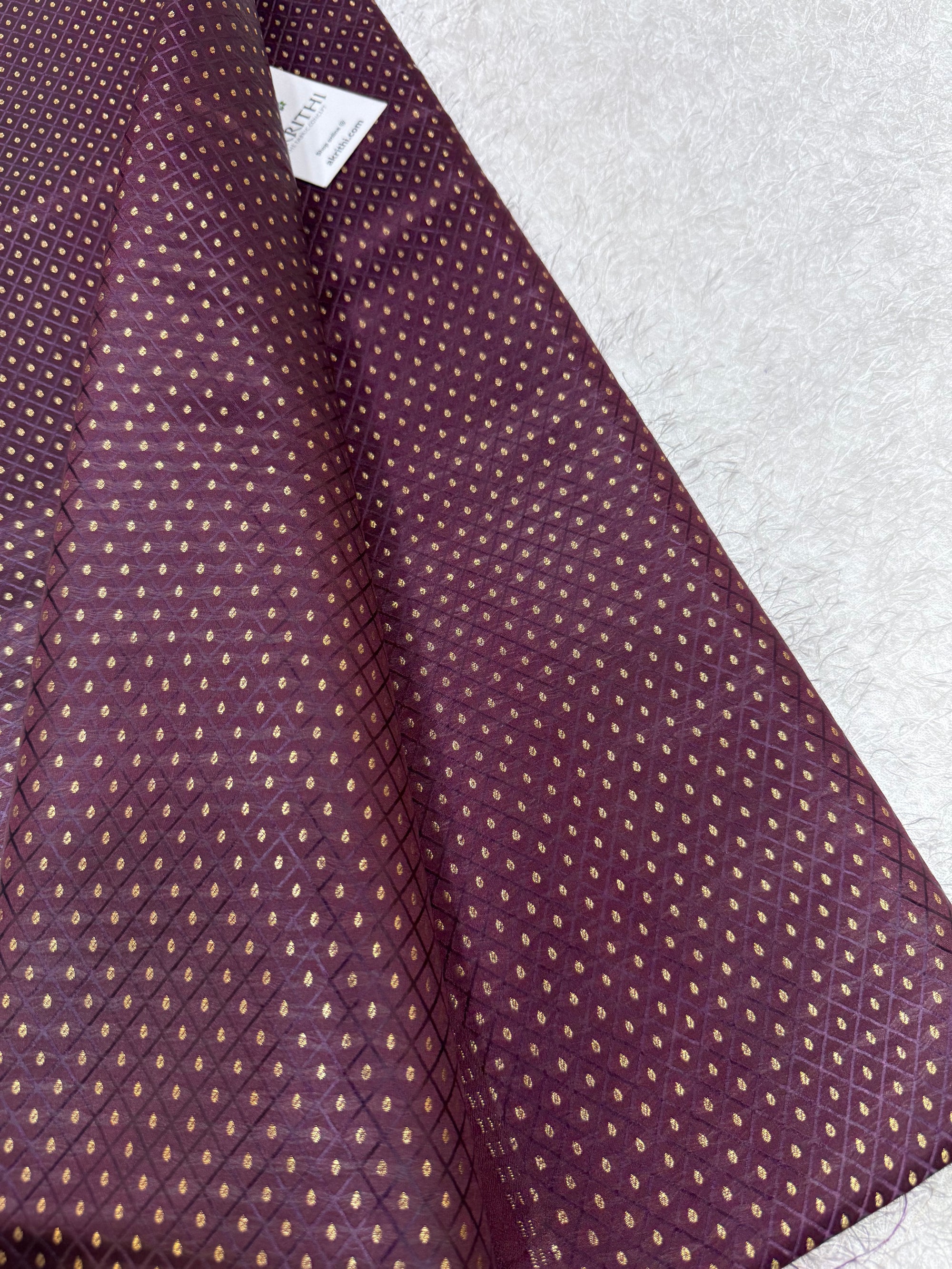 Pure Banarasi brocade fabric