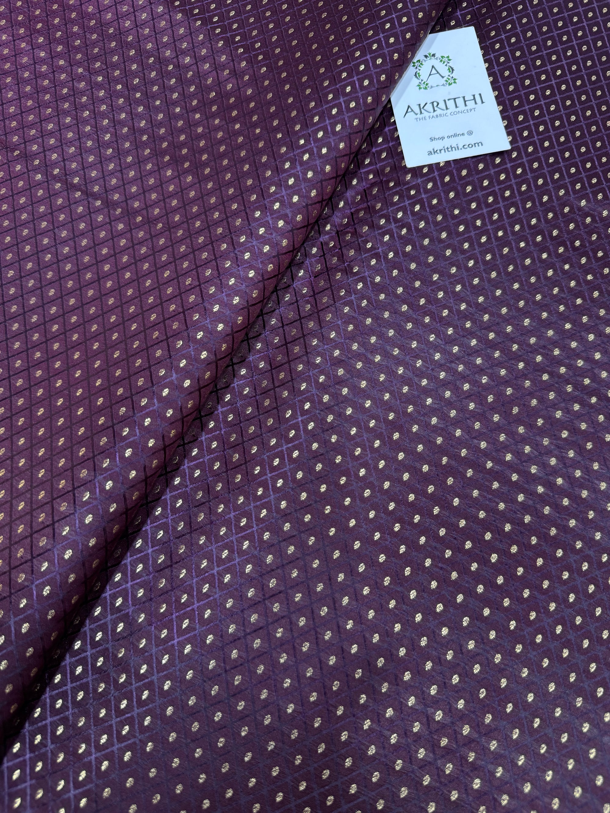 Pure Banarasi brocade fabric