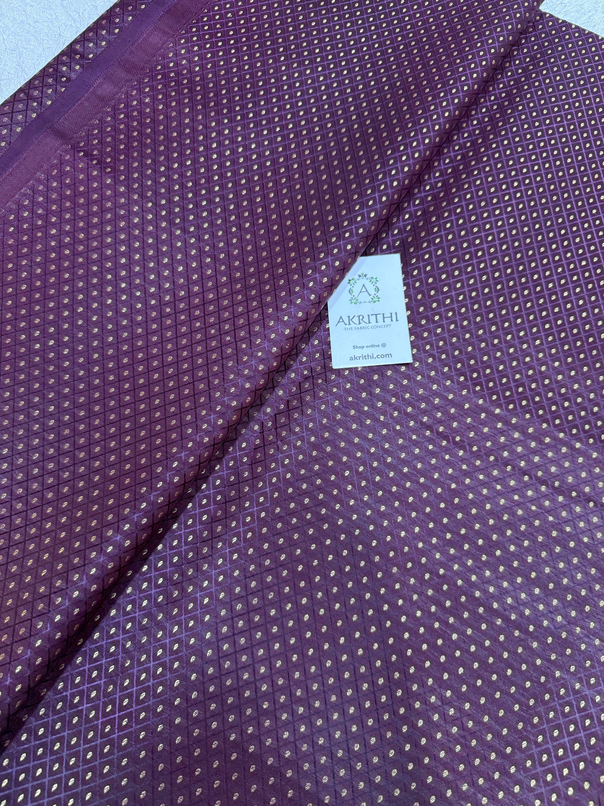 Pure Banarasi brocade fabric