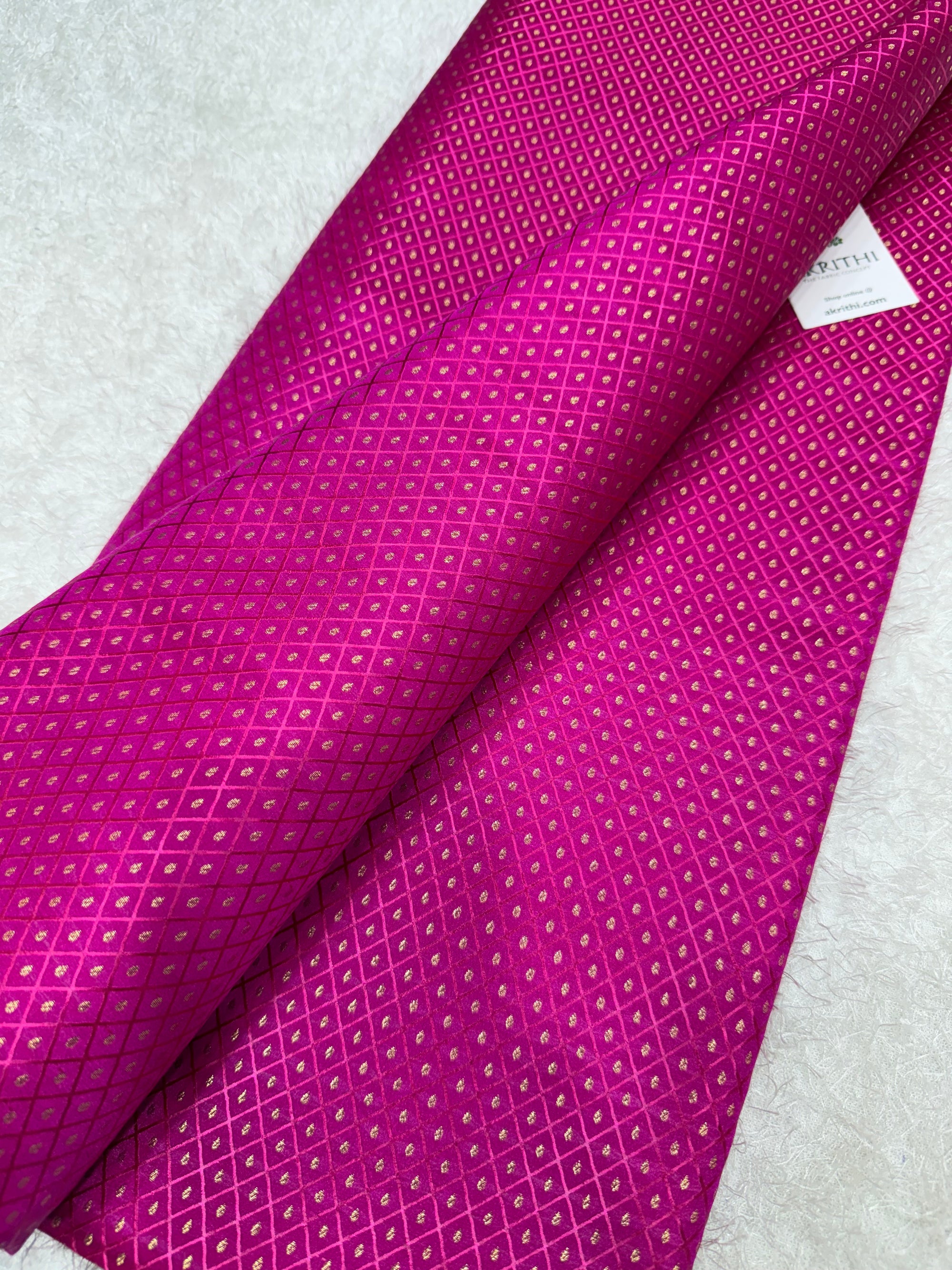 Pure Banarasi brocade fabric