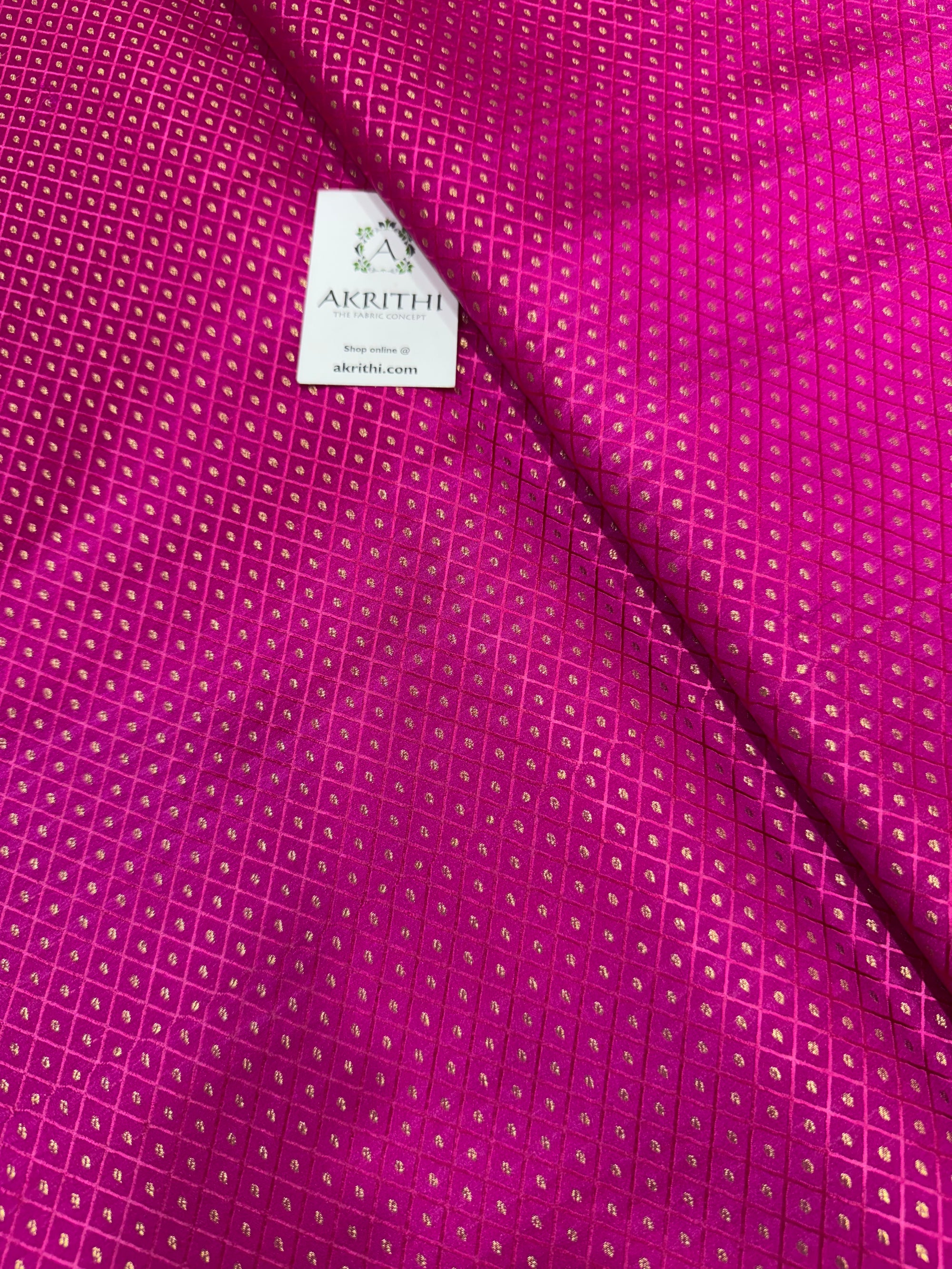 Pure Banarasi brocade fabric