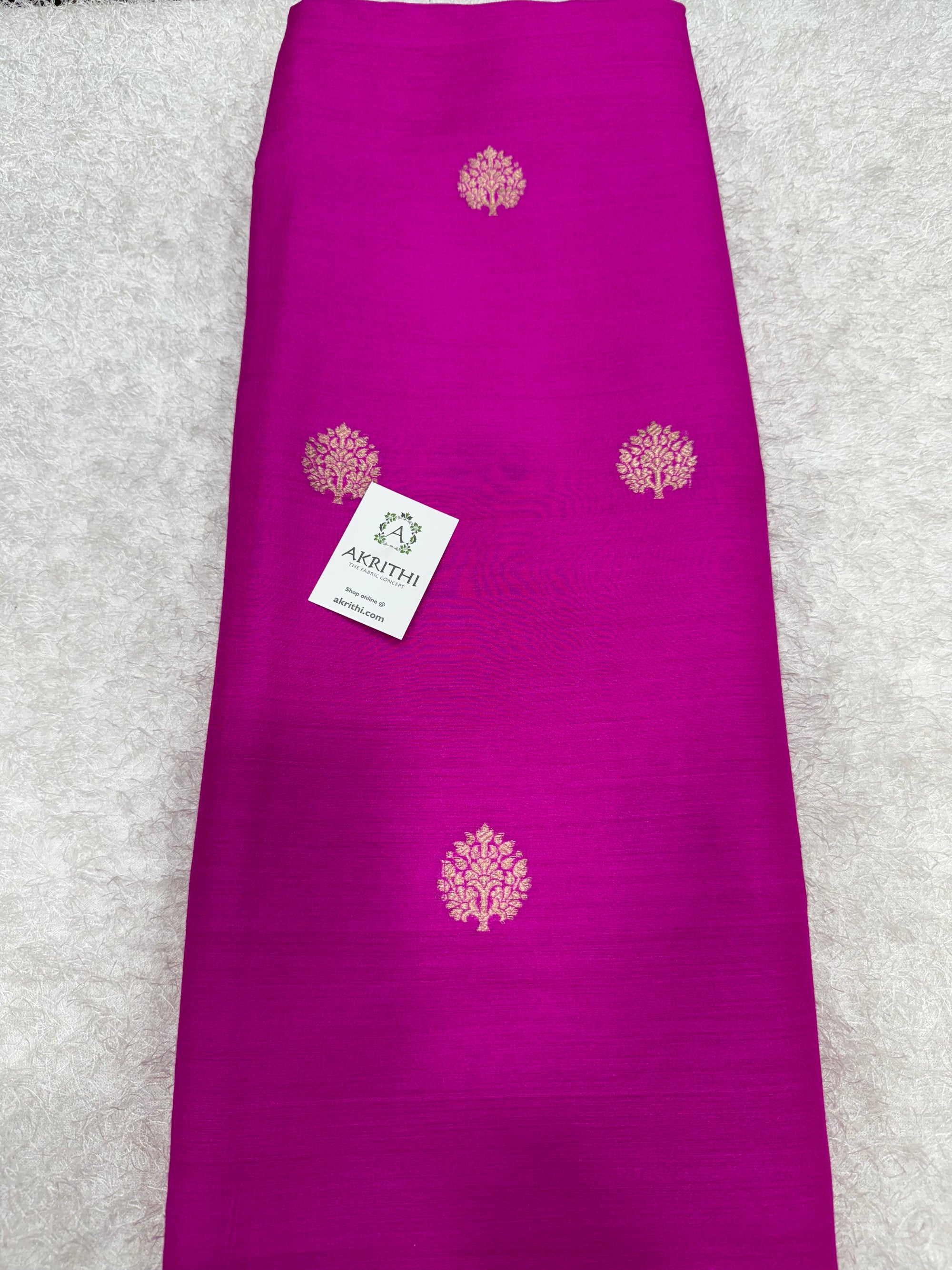 Handloom pure munga silk fabric
