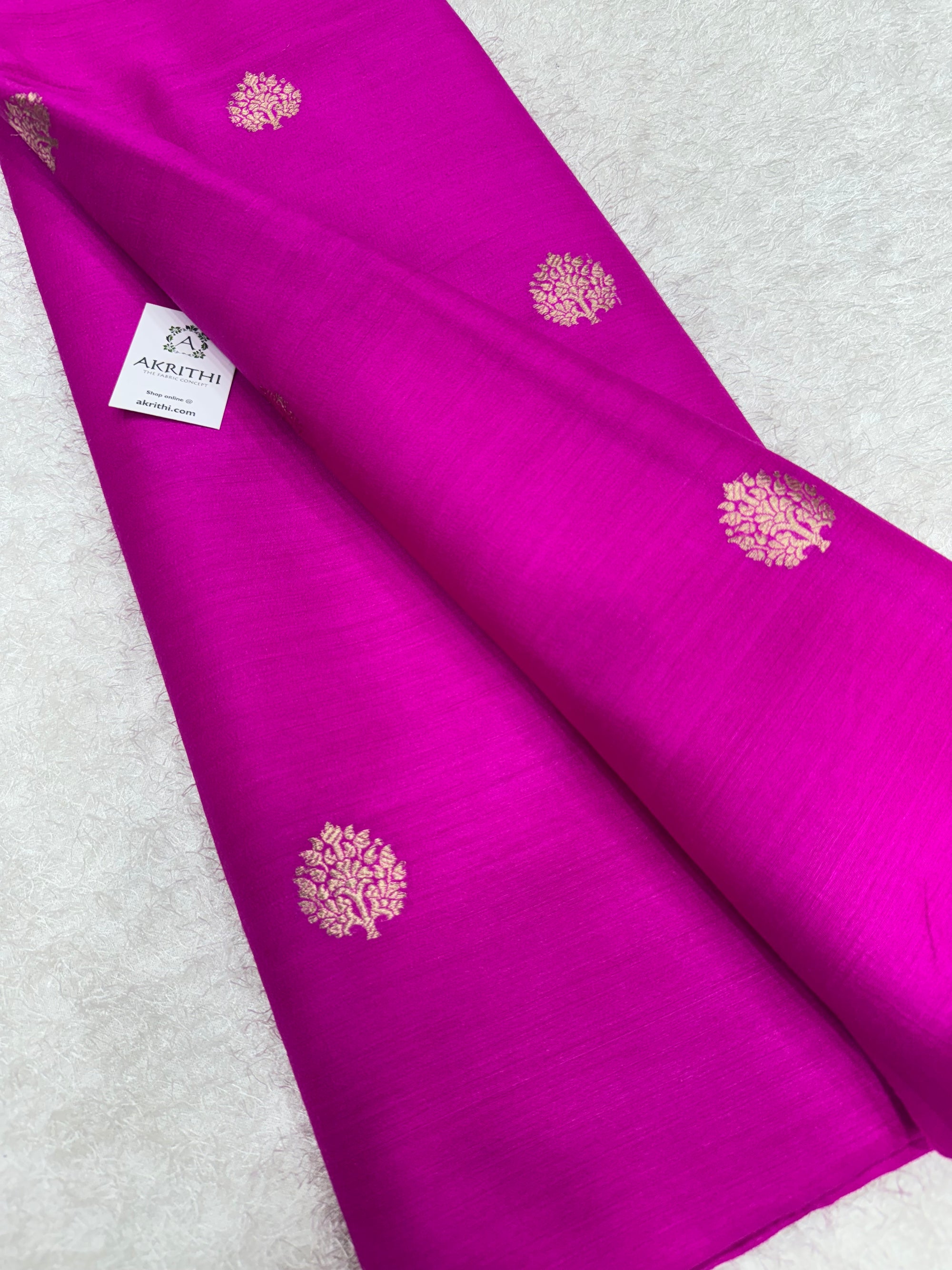 Handloom pure munga silk fabric