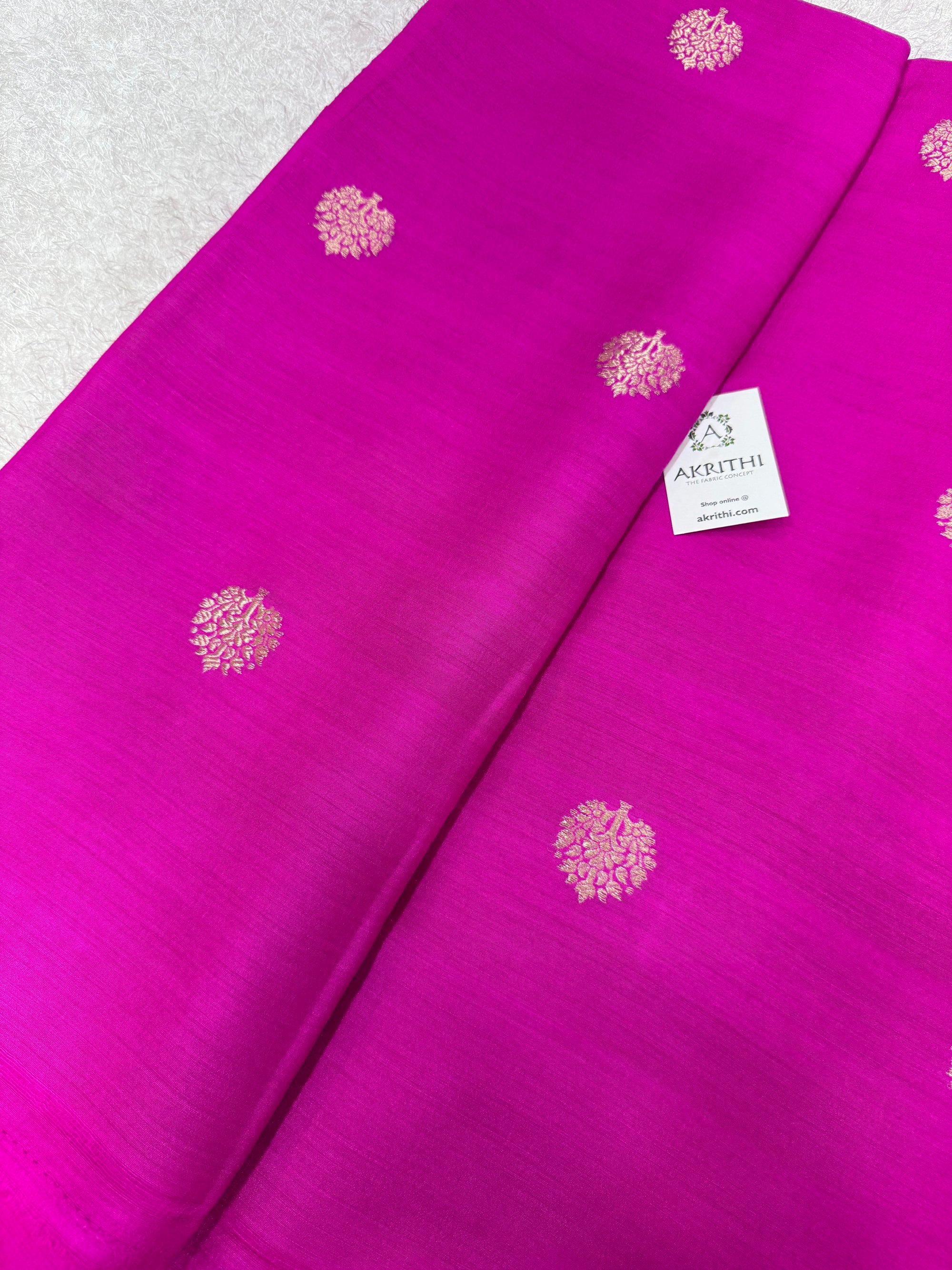 Handloom pure munga silk fabric