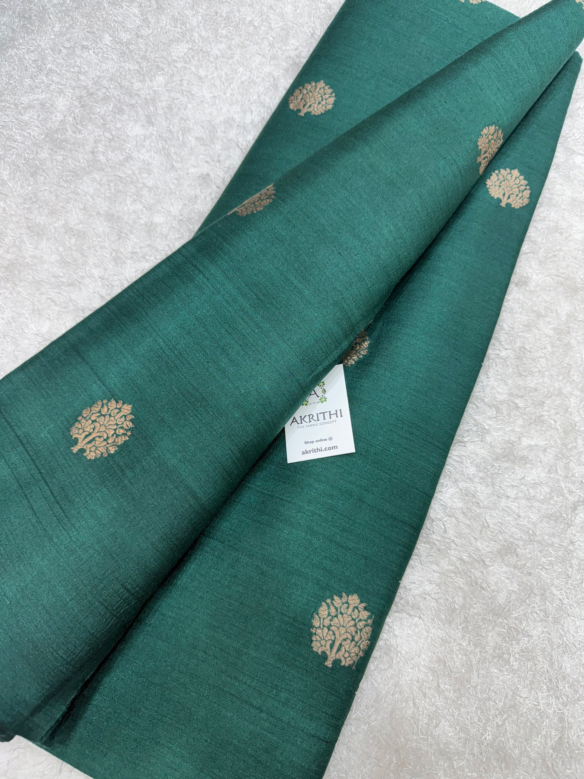Handloom pure munga silk fabric