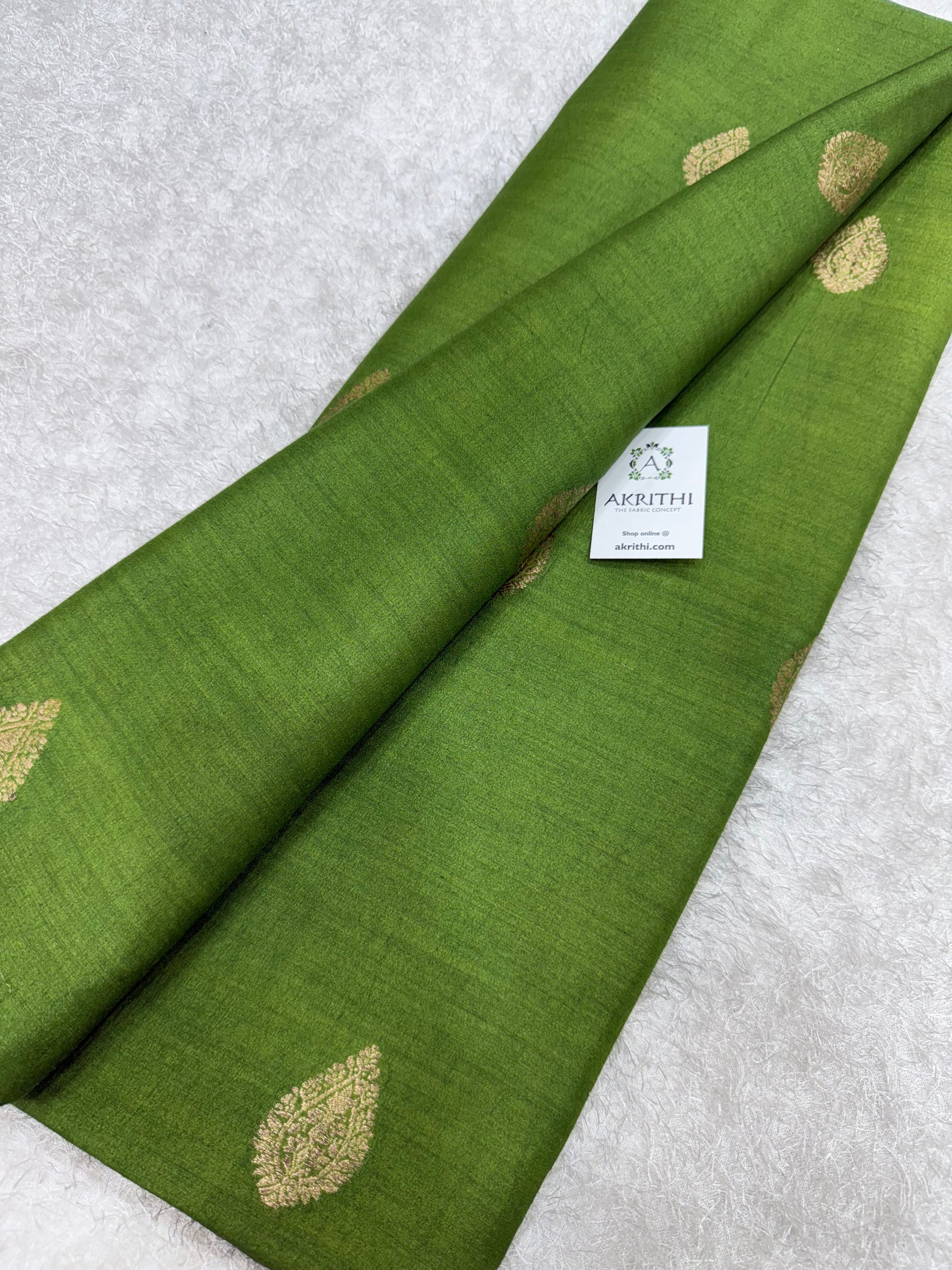 Handloom pure munga silk fabric
