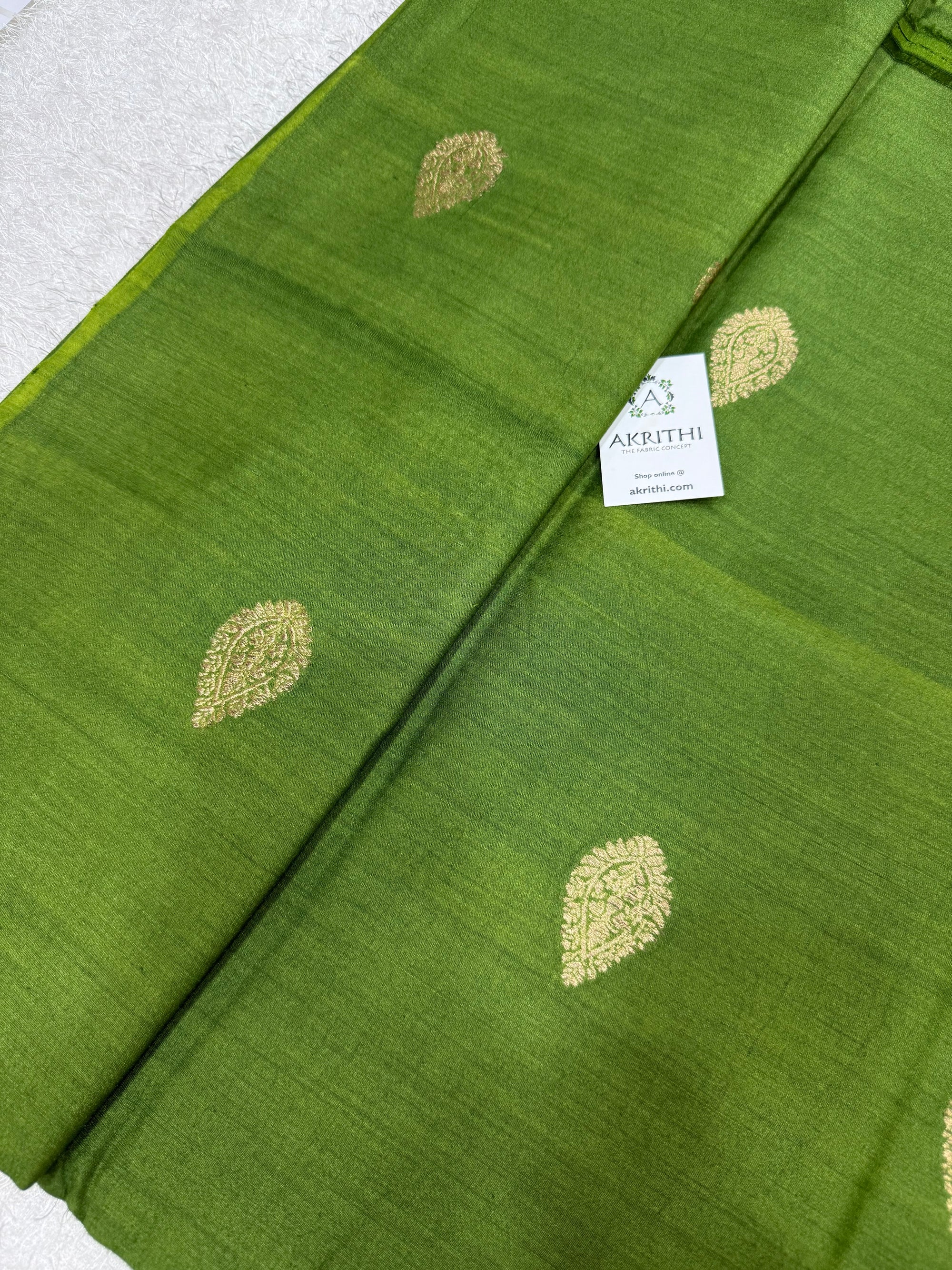 Handloom pure munga silk fabric