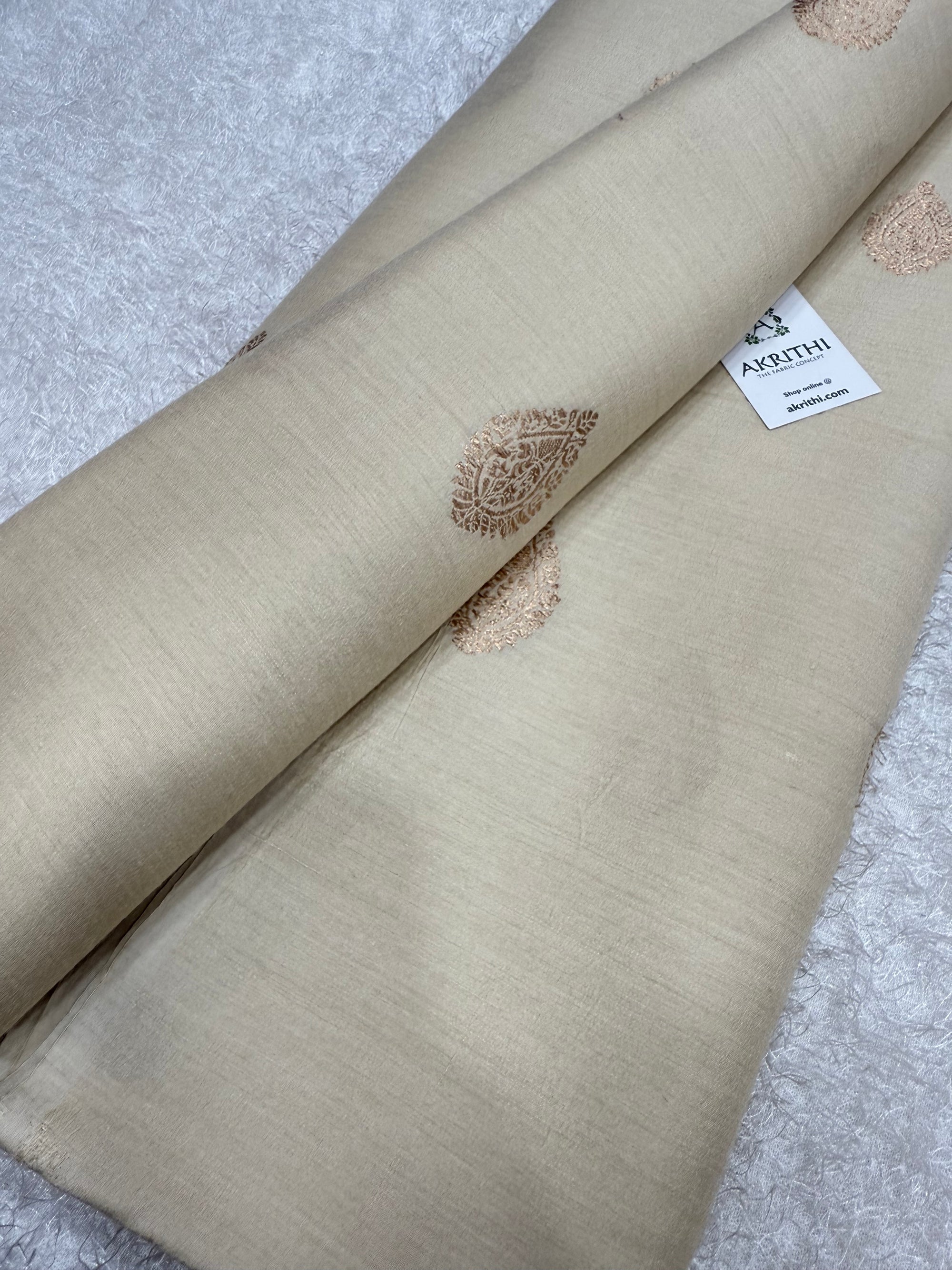 Dyeable Handloom pure munga silk fabric