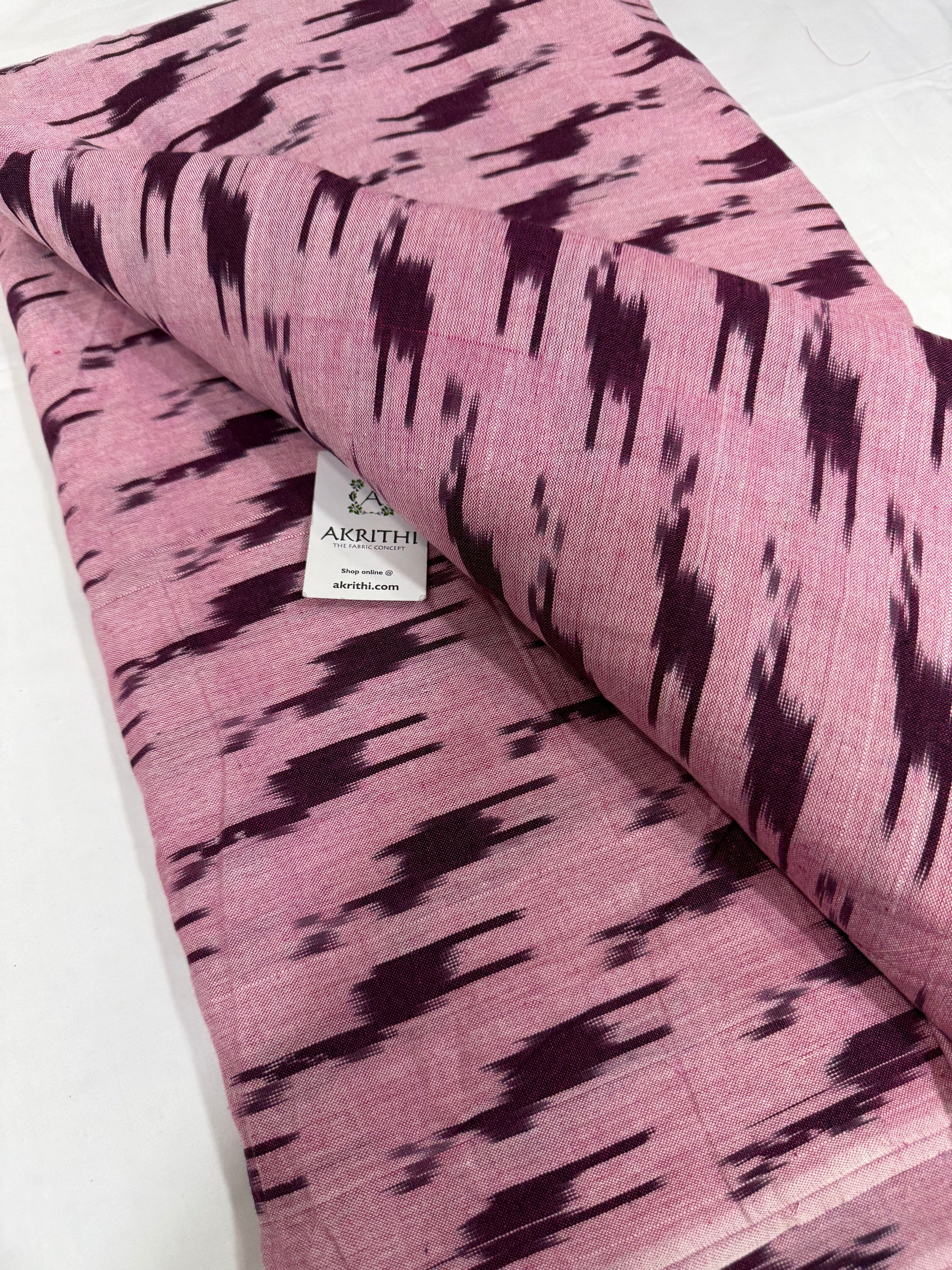 Handloom Ikat pure cotton fabric