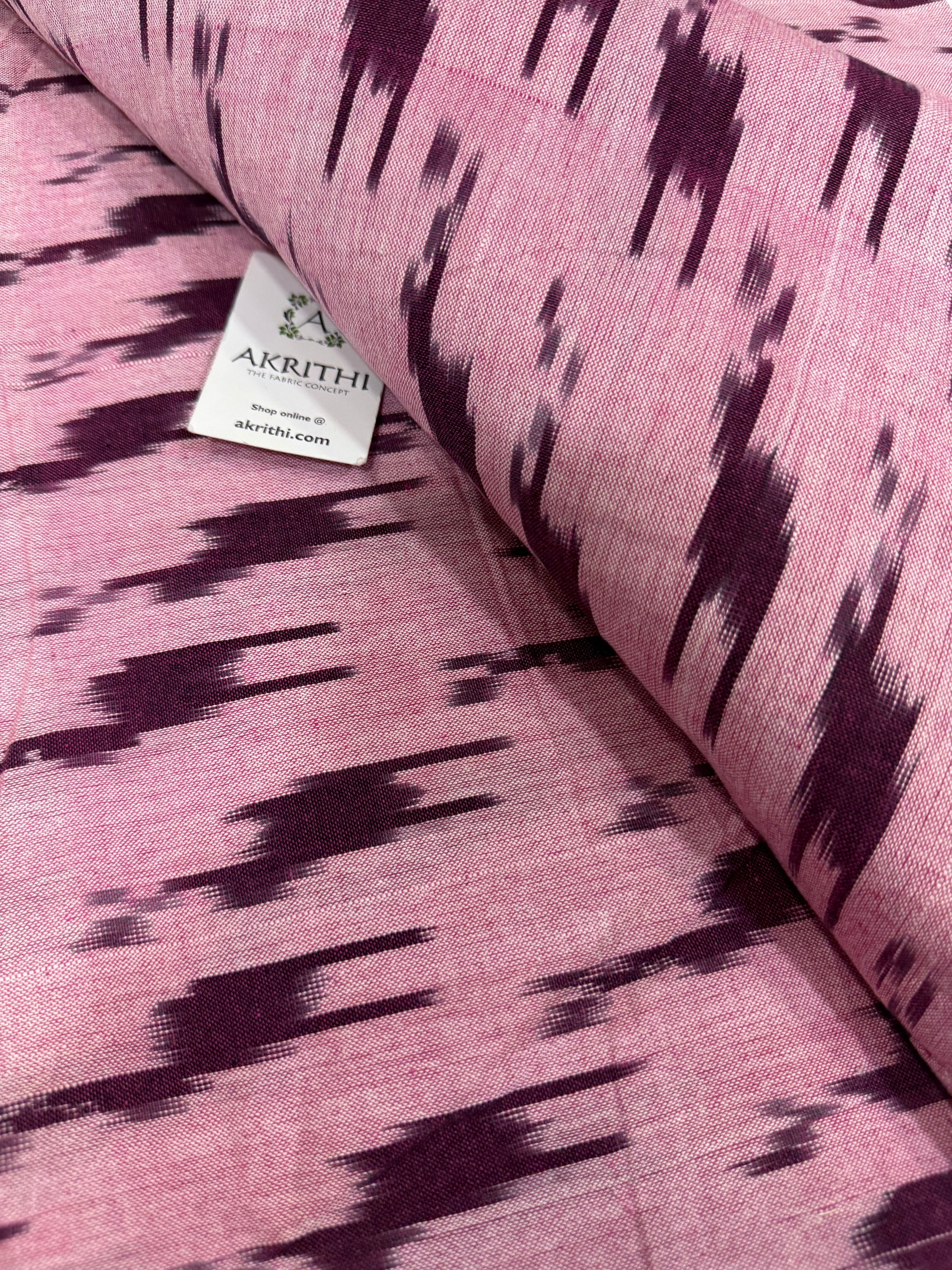 Handloom Ikat pure cotton fabric