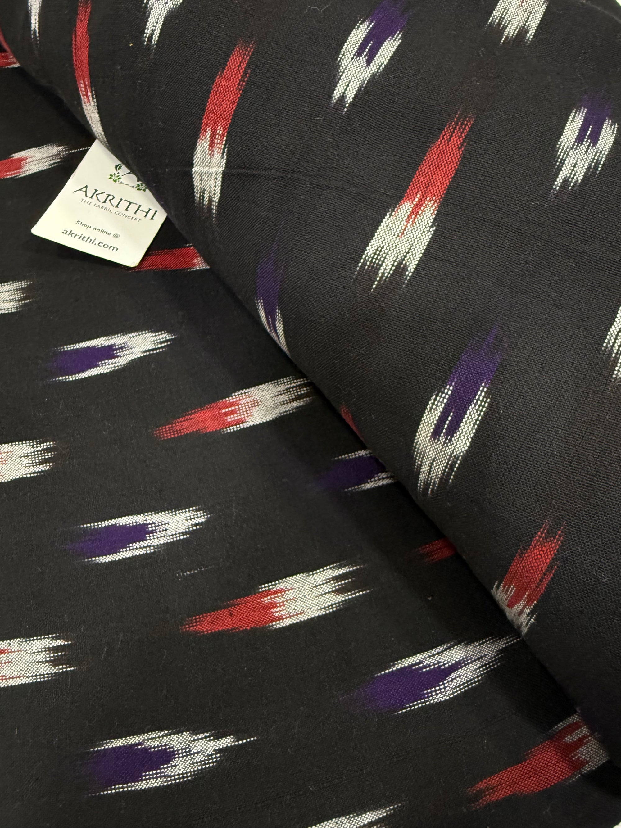 Handloom Ikat pure cotton fabric