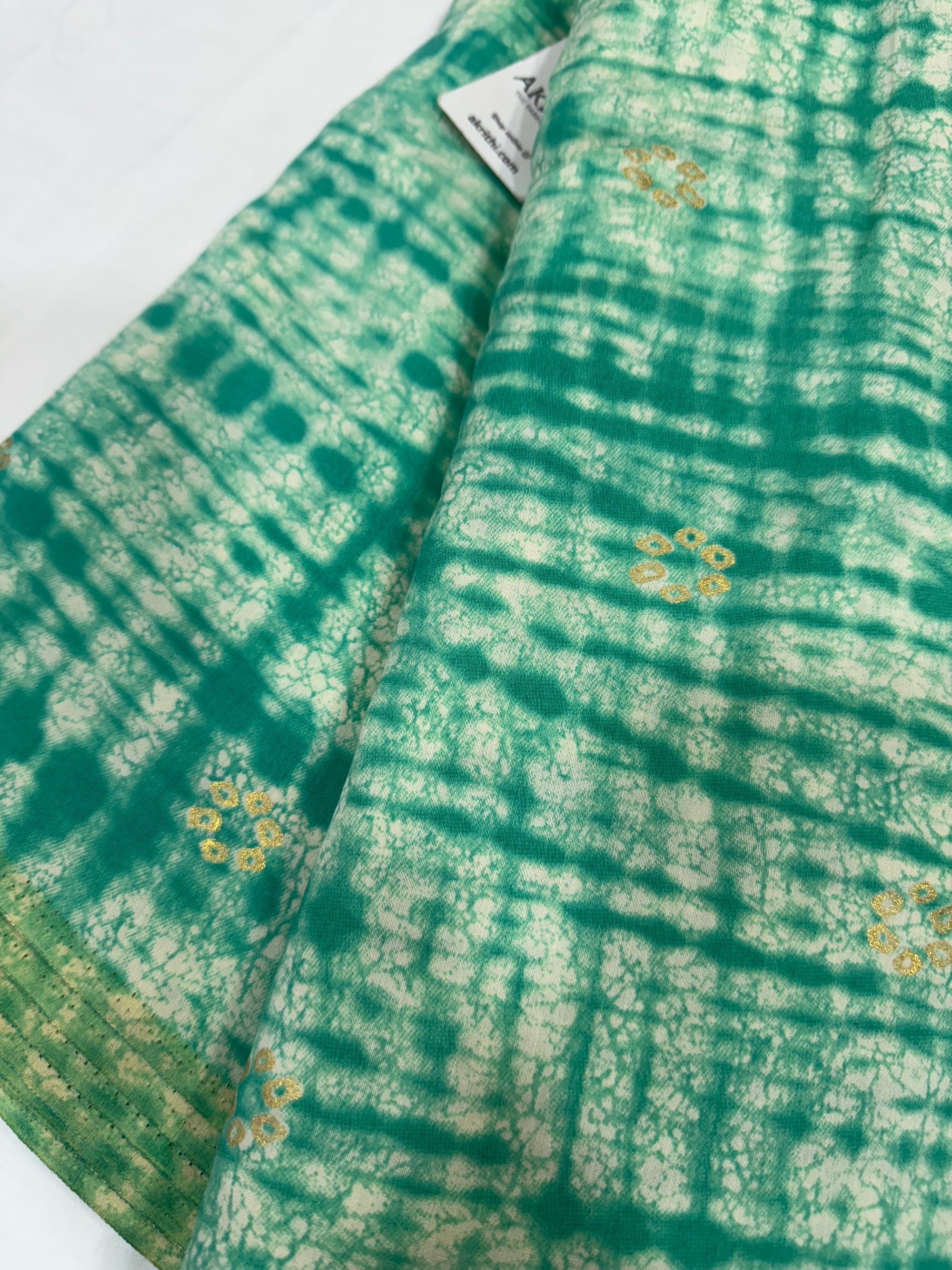 Printed viscose silk fabric