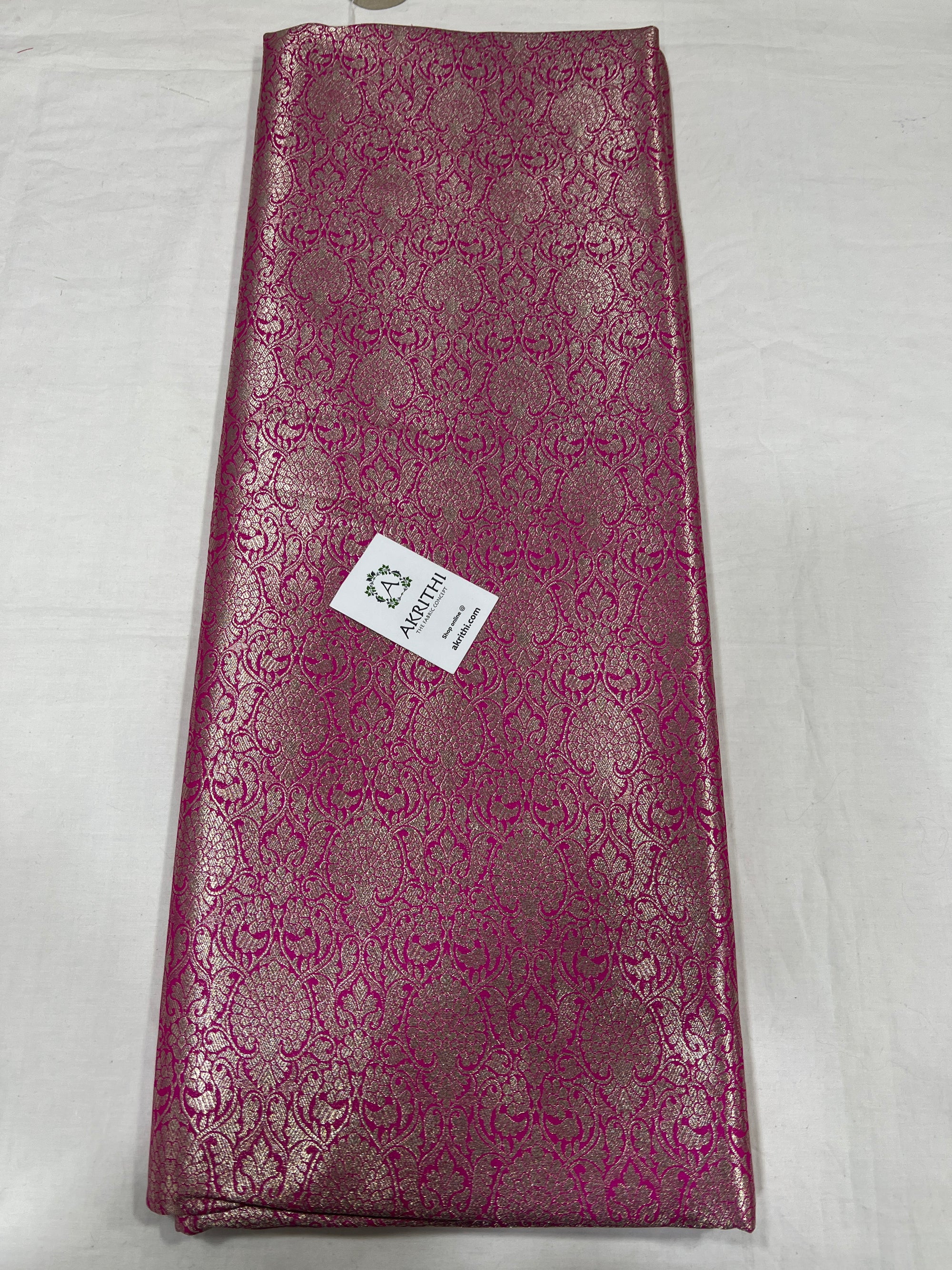 Pure Banarasi brocade fabric