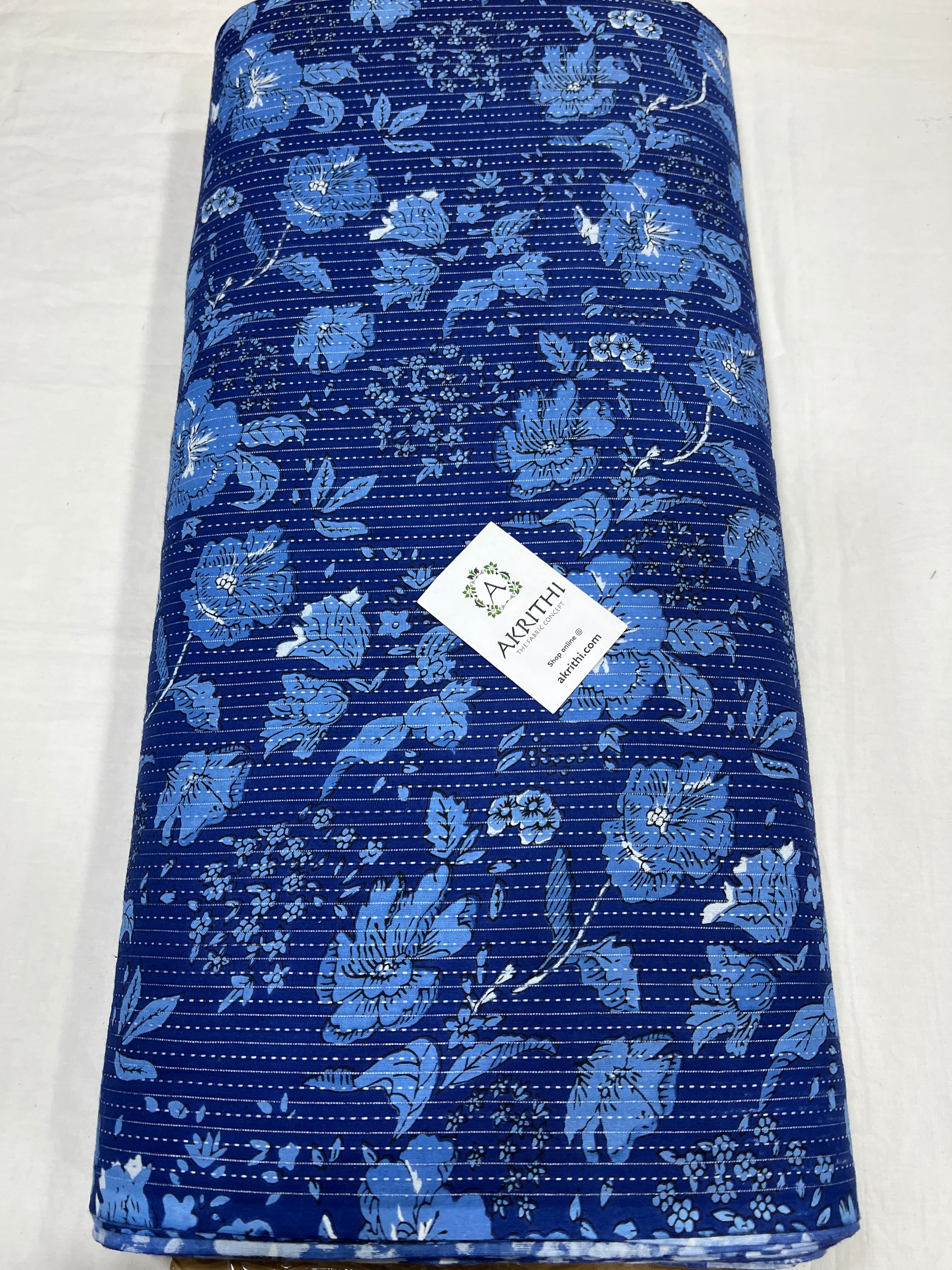 Kantha Printed pure cotton fabric