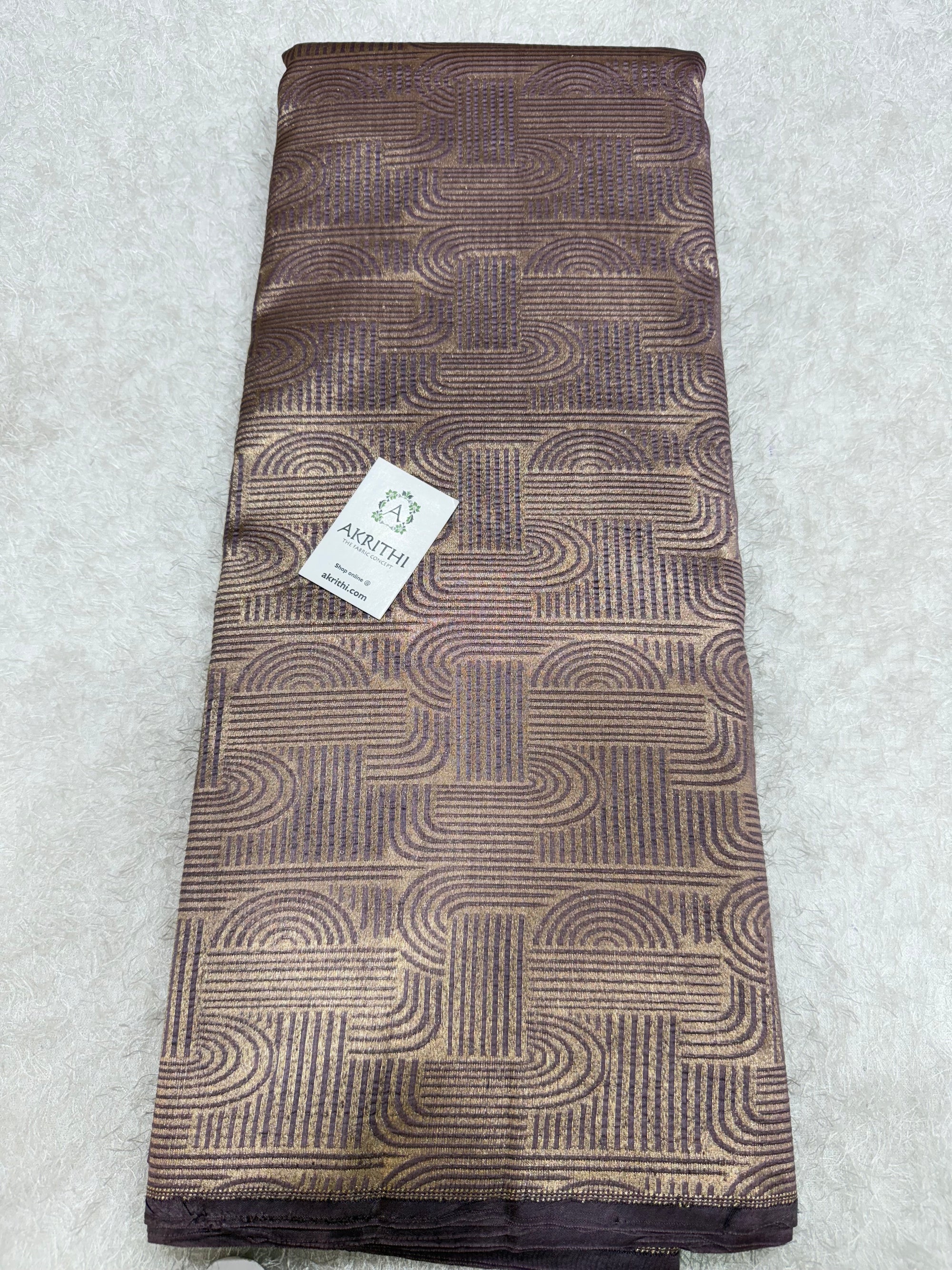 Pure silk Banarasi brocade fabric