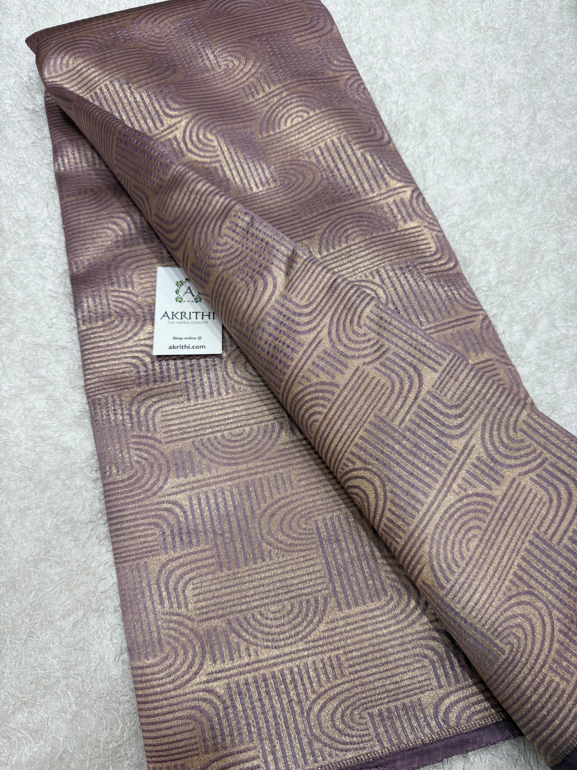 Pure silk Banarasi brocade fabric