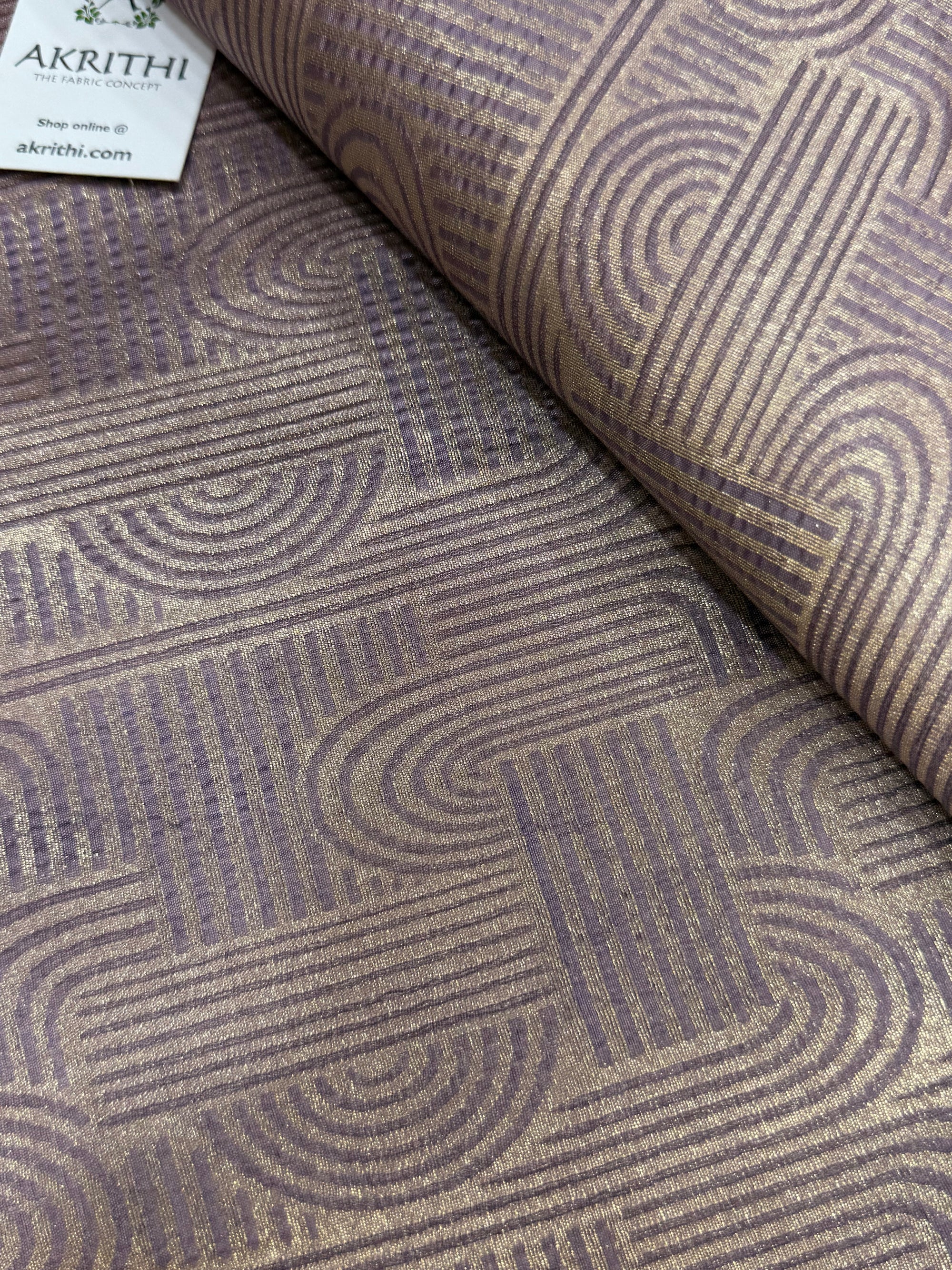 Pure silk Banarasi brocade fabric
