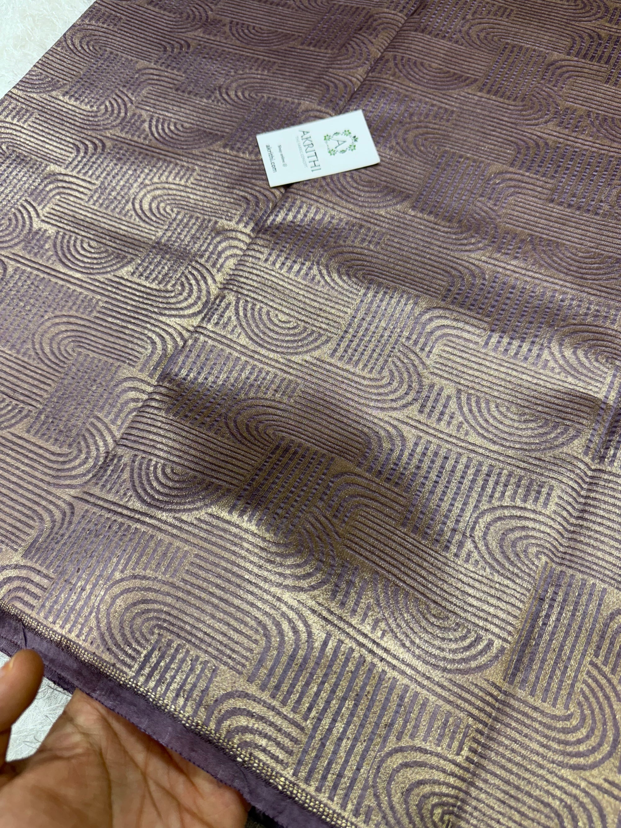 Pure silk Banarasi brocade fabric