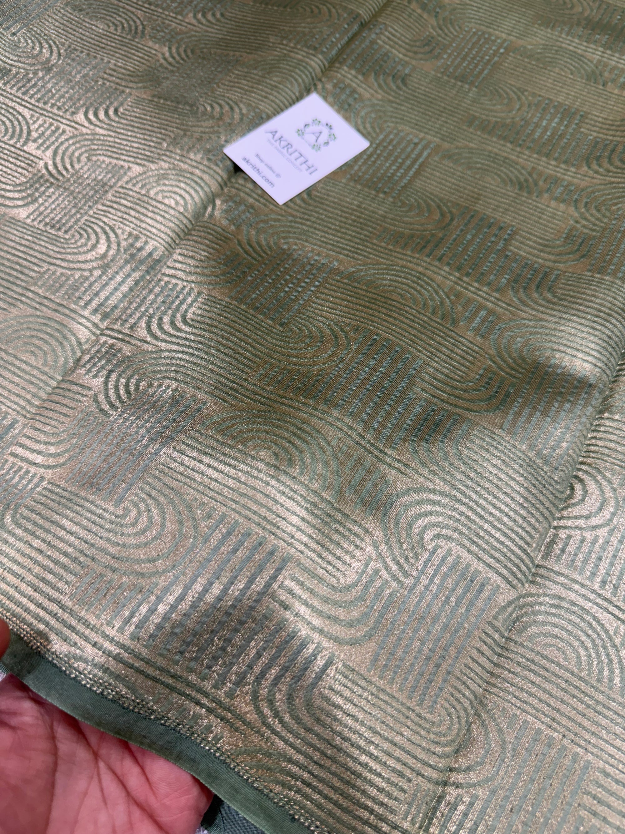 Pure silk Banarasi brocade fabric