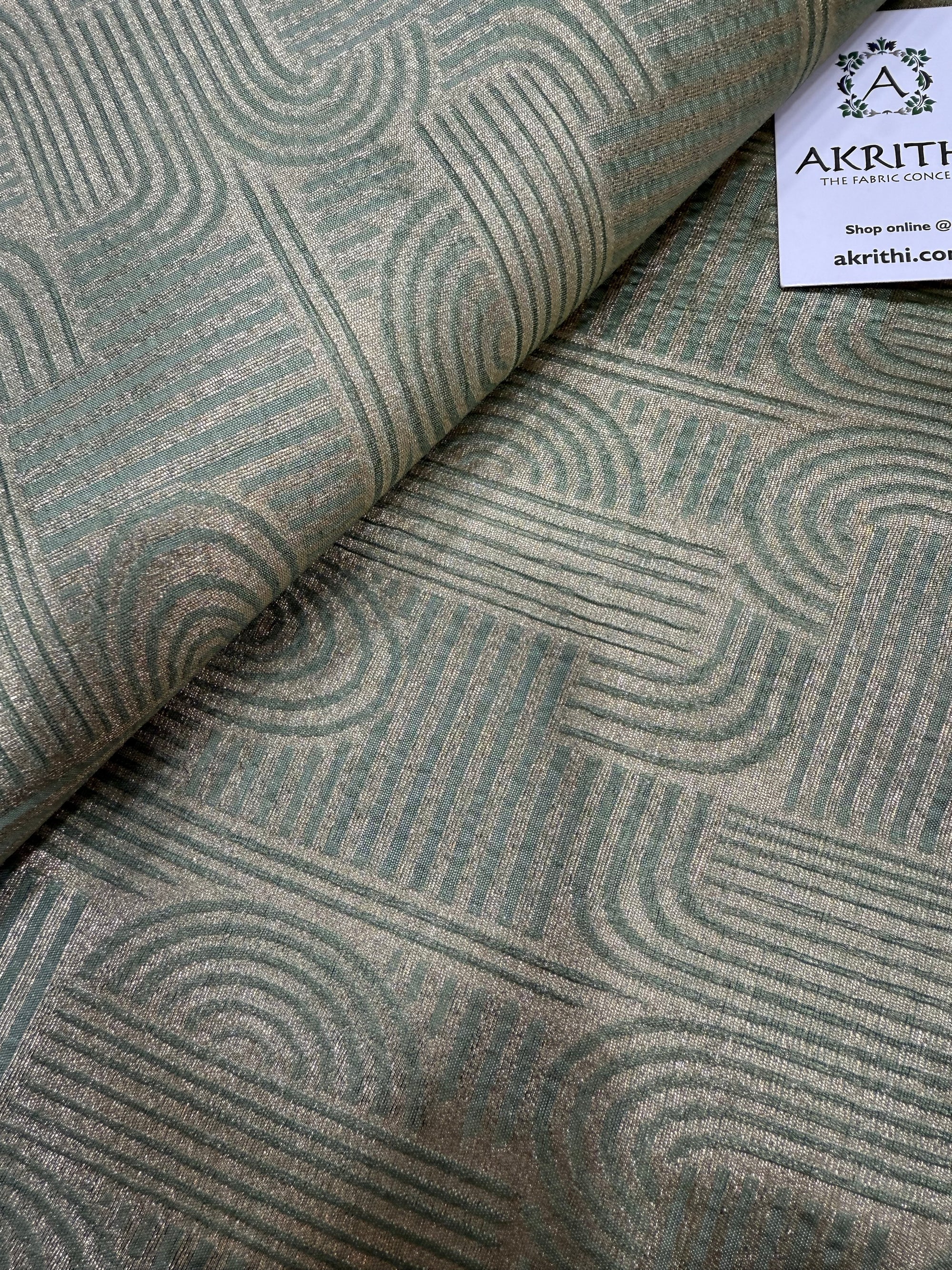 Pure silk Banarasi brocade fabric