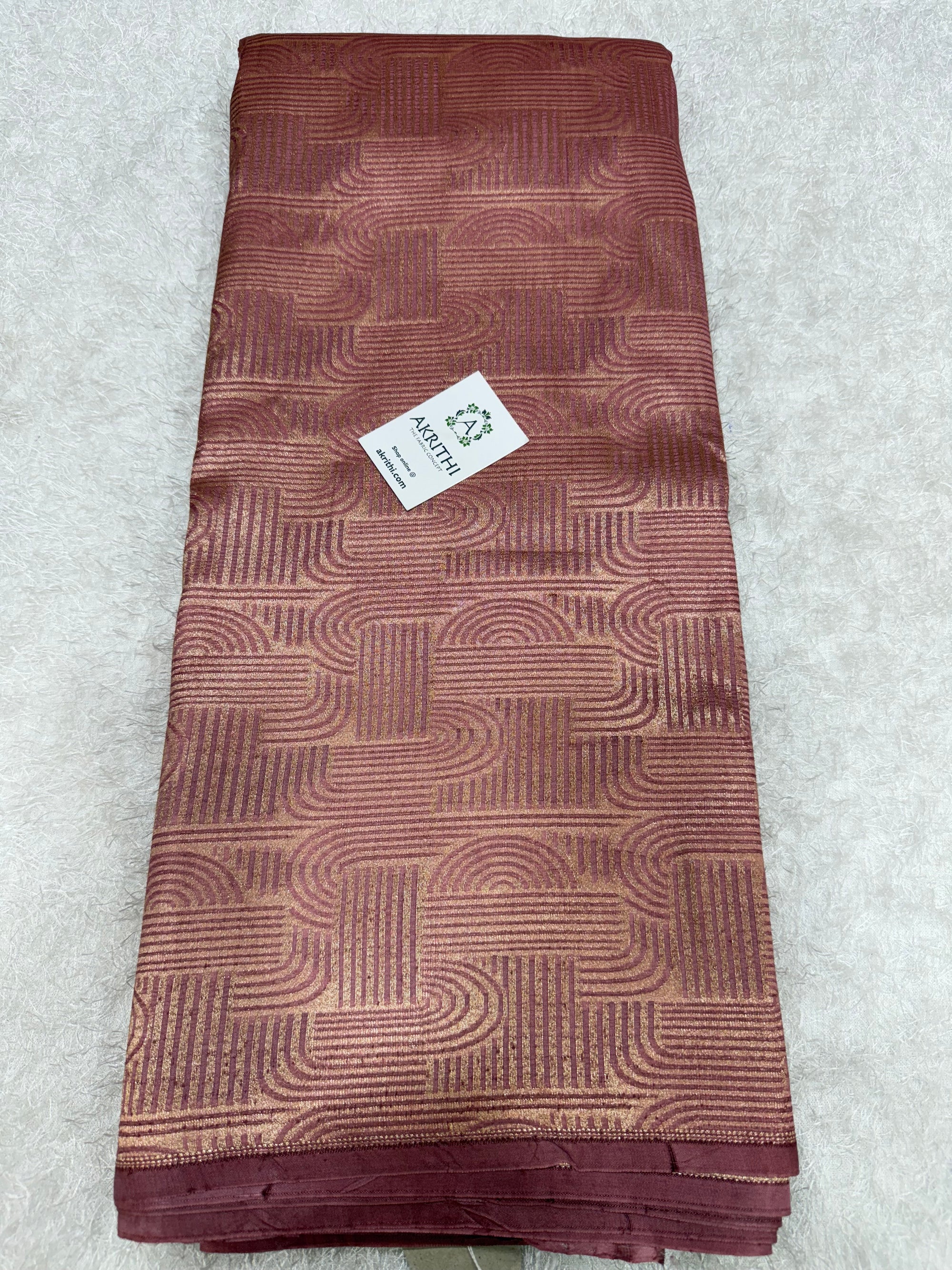Pure silk Banarasi brocade fabric