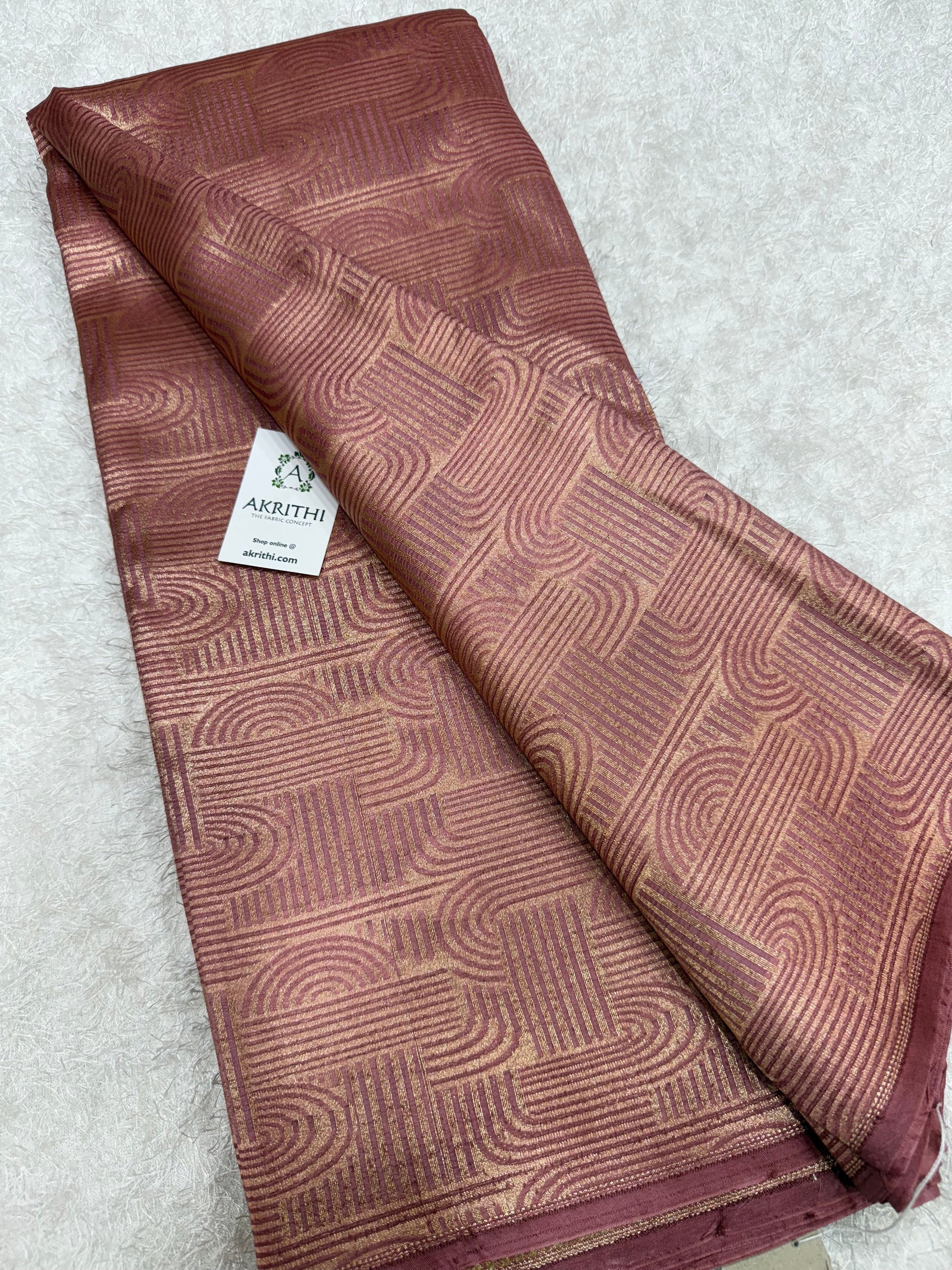 Pure silk Banarasi brocade fabric