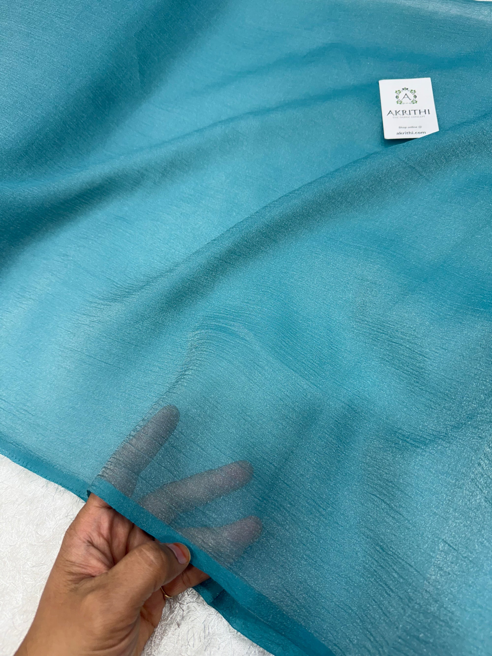 Crushed tissue fabric