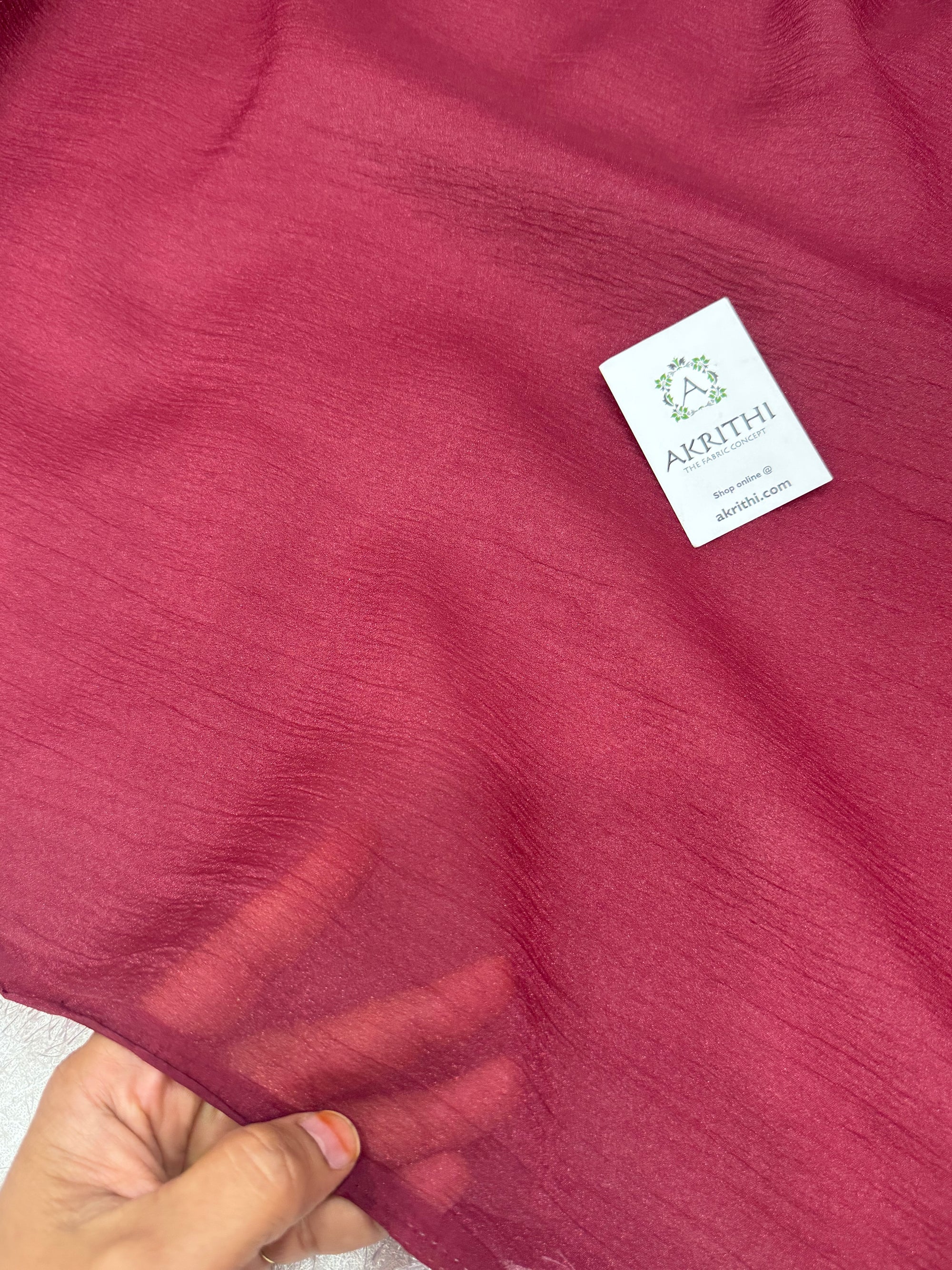 Crushed tissue fabric