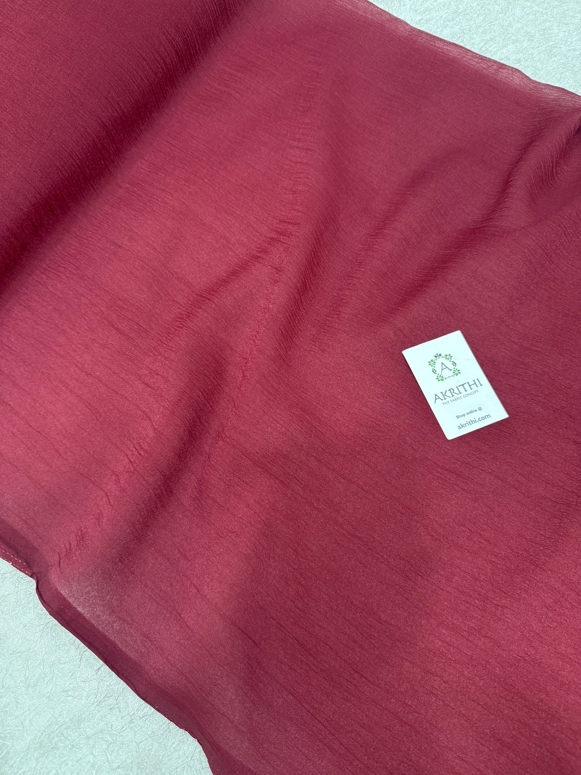 Crushed tissue fabric