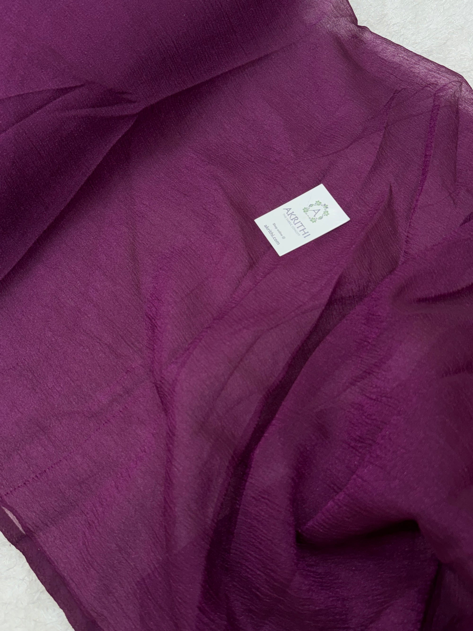 Crushed tissue fabric