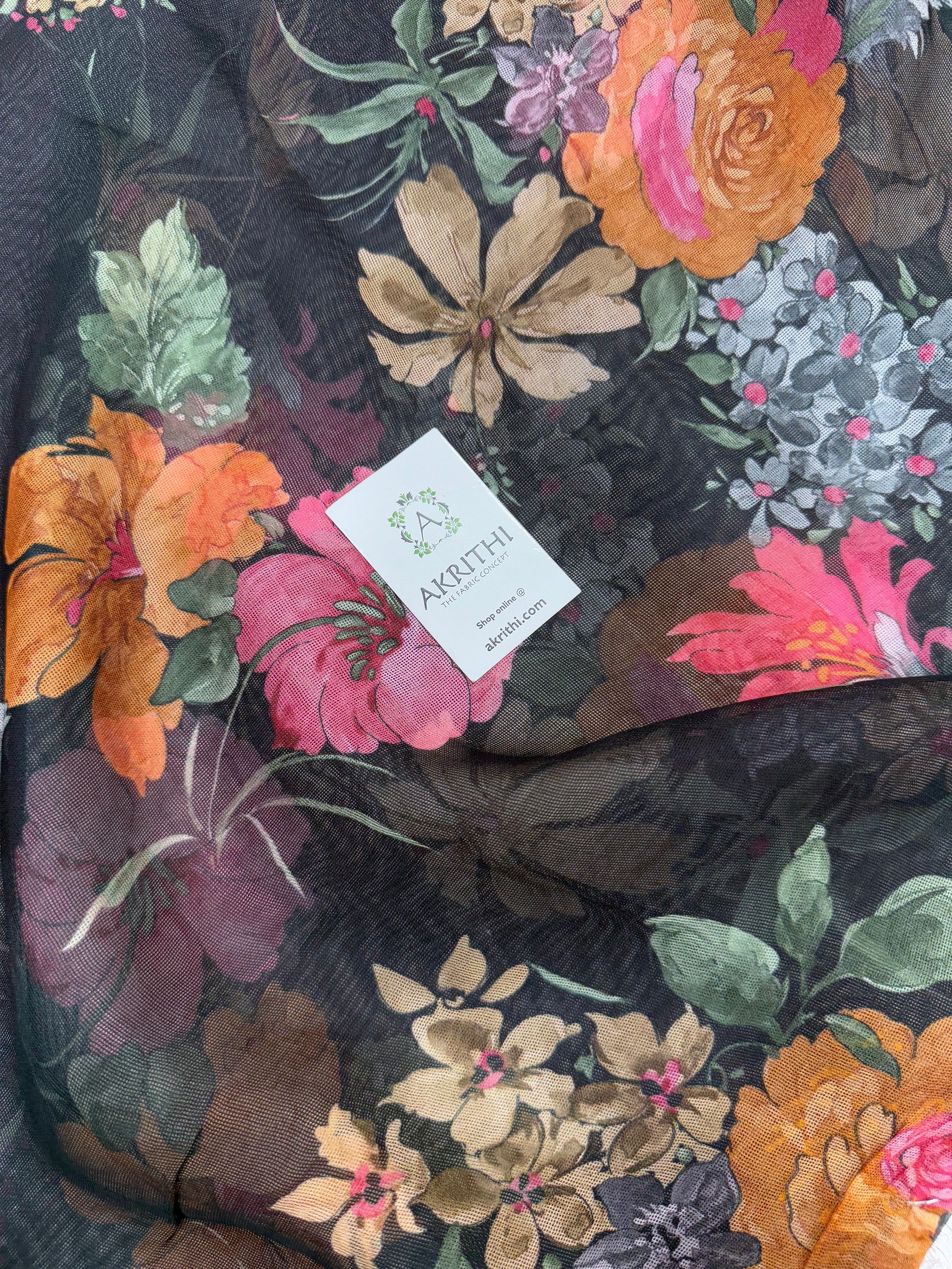 Printed viscose jute fabric