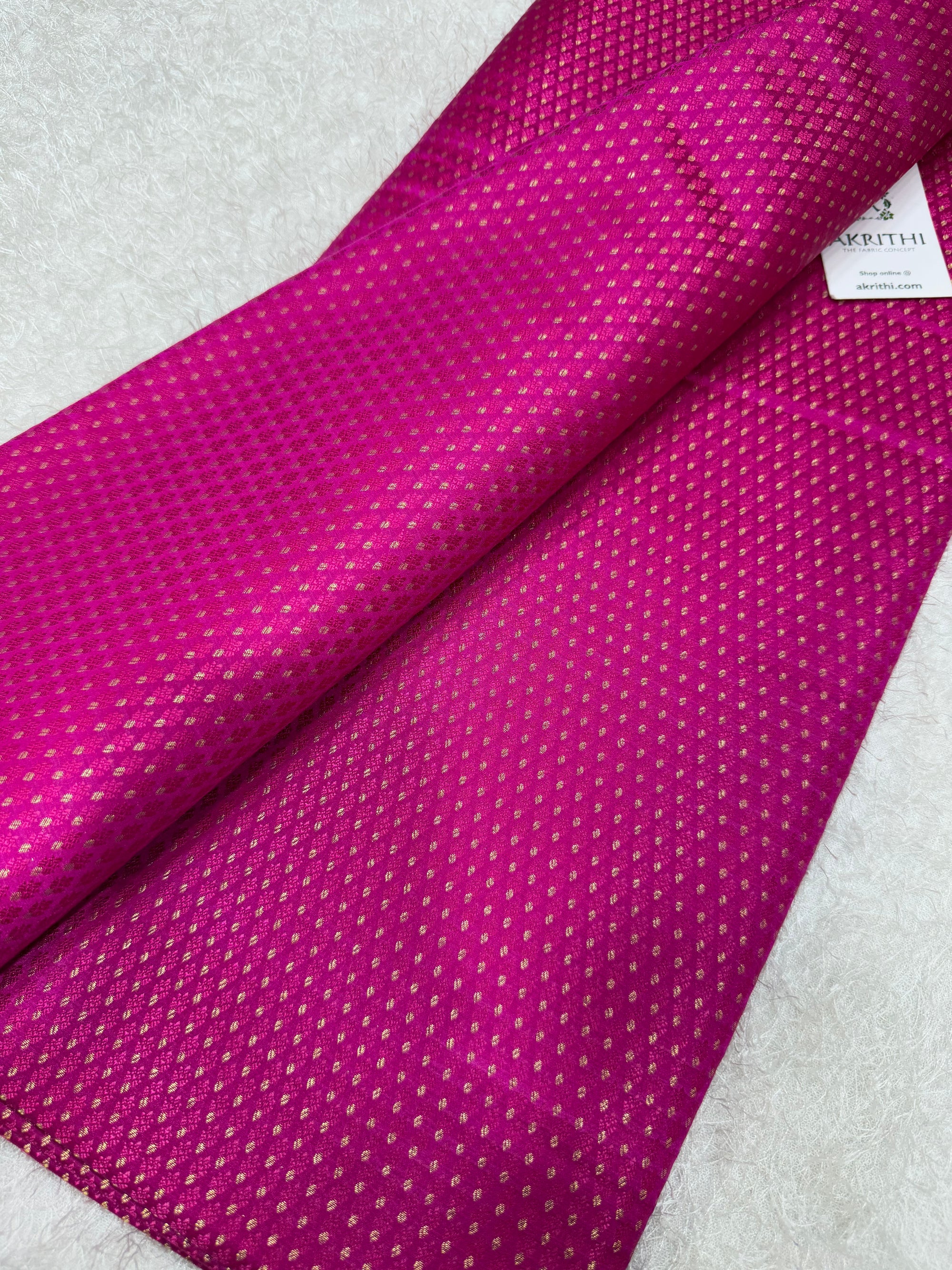 Pure Banarasi brocade fabric