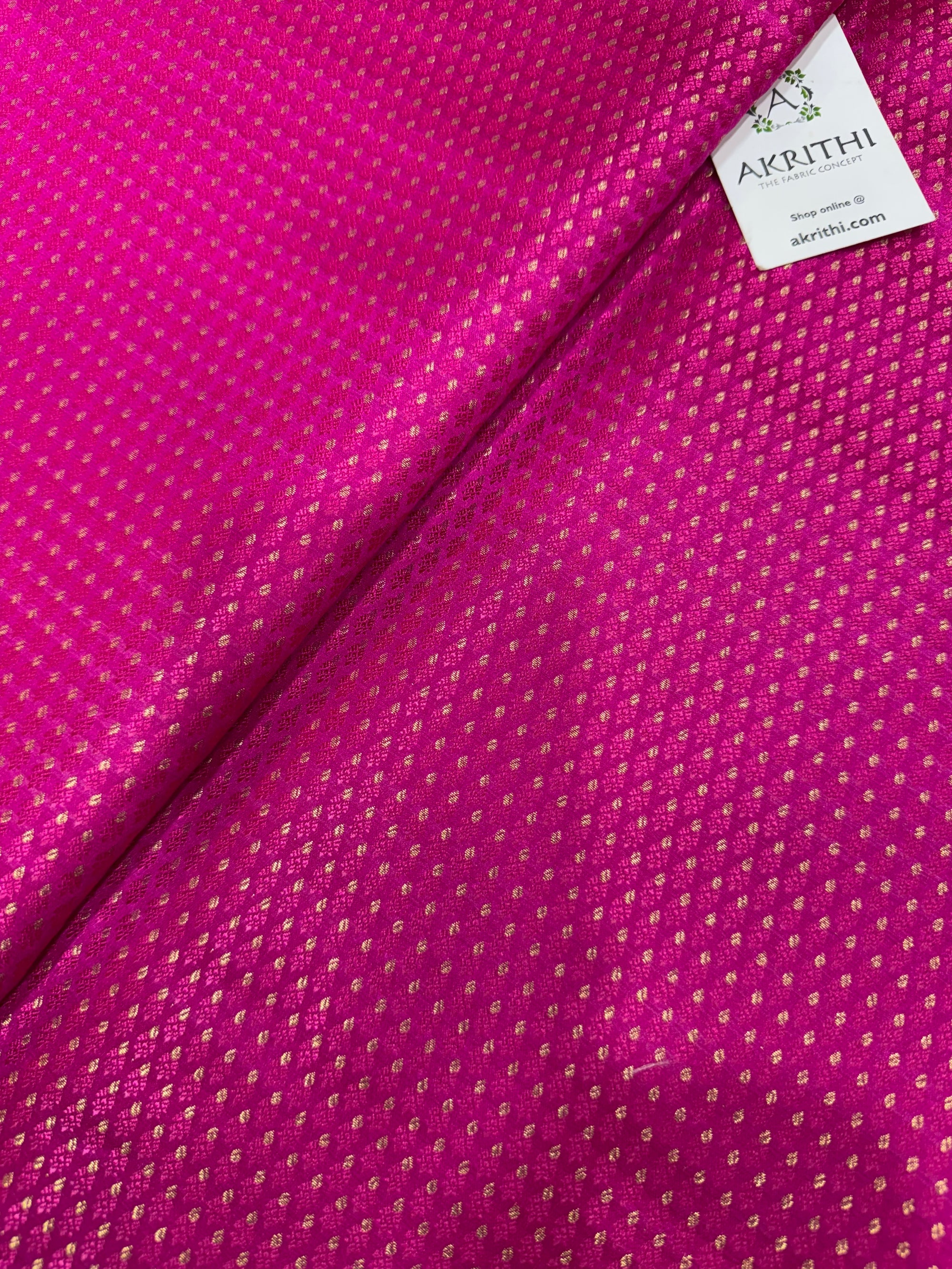 Pure Banarasi brocade fabric