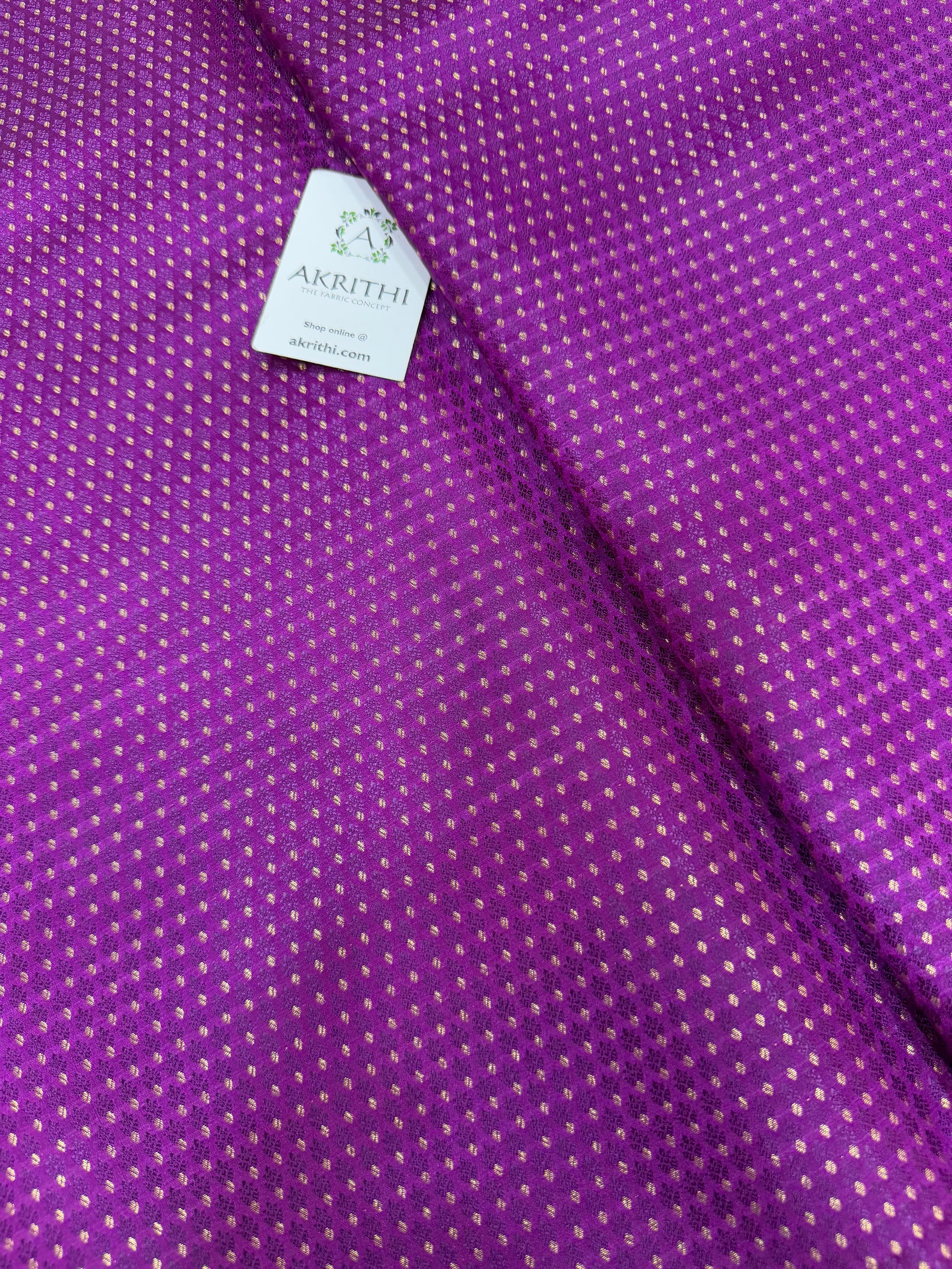 Pure Banarasi brocade fabric